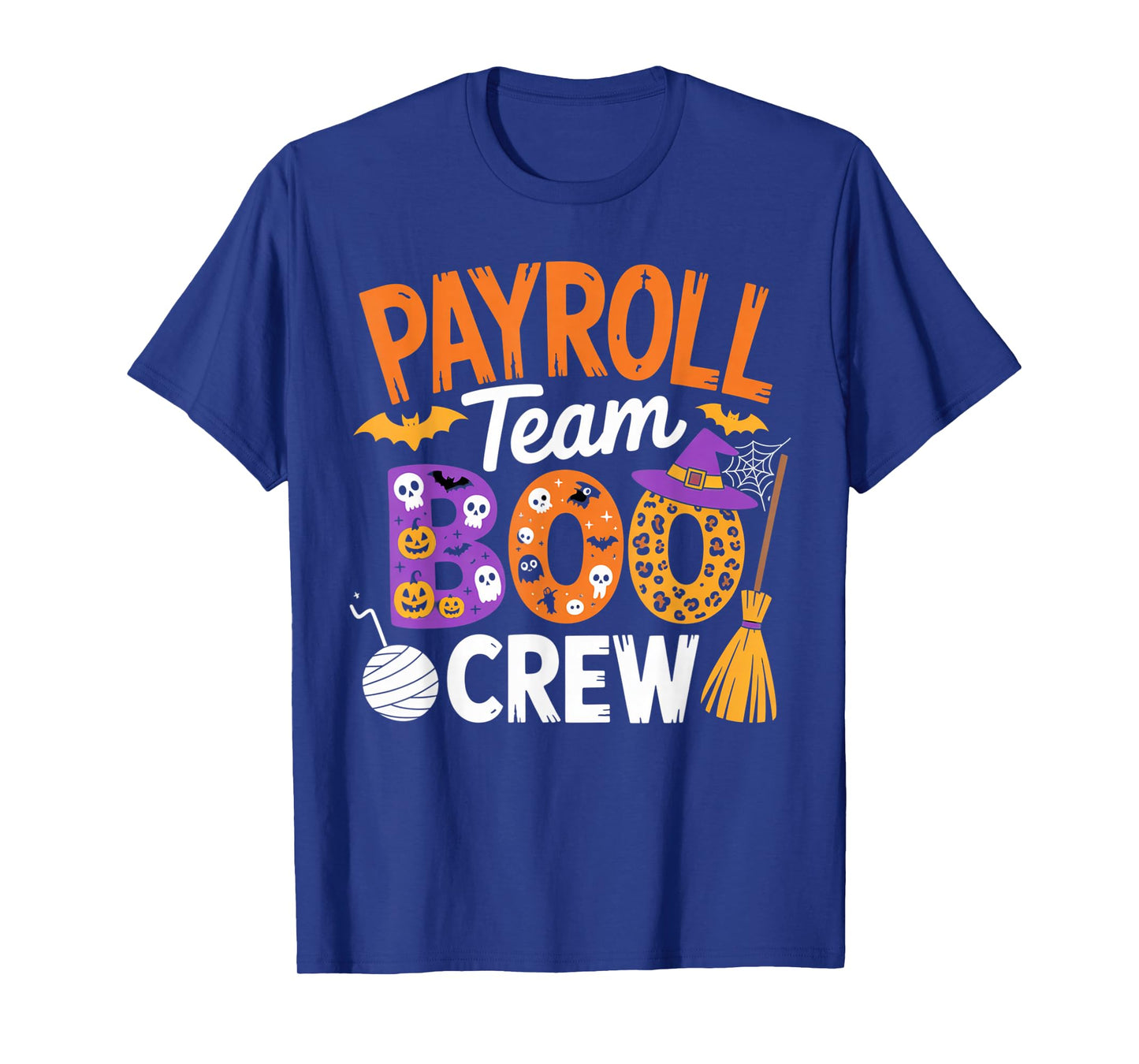 Payroll Team Boo Crew Halloween Matching Spooky Outfit T-Shirt