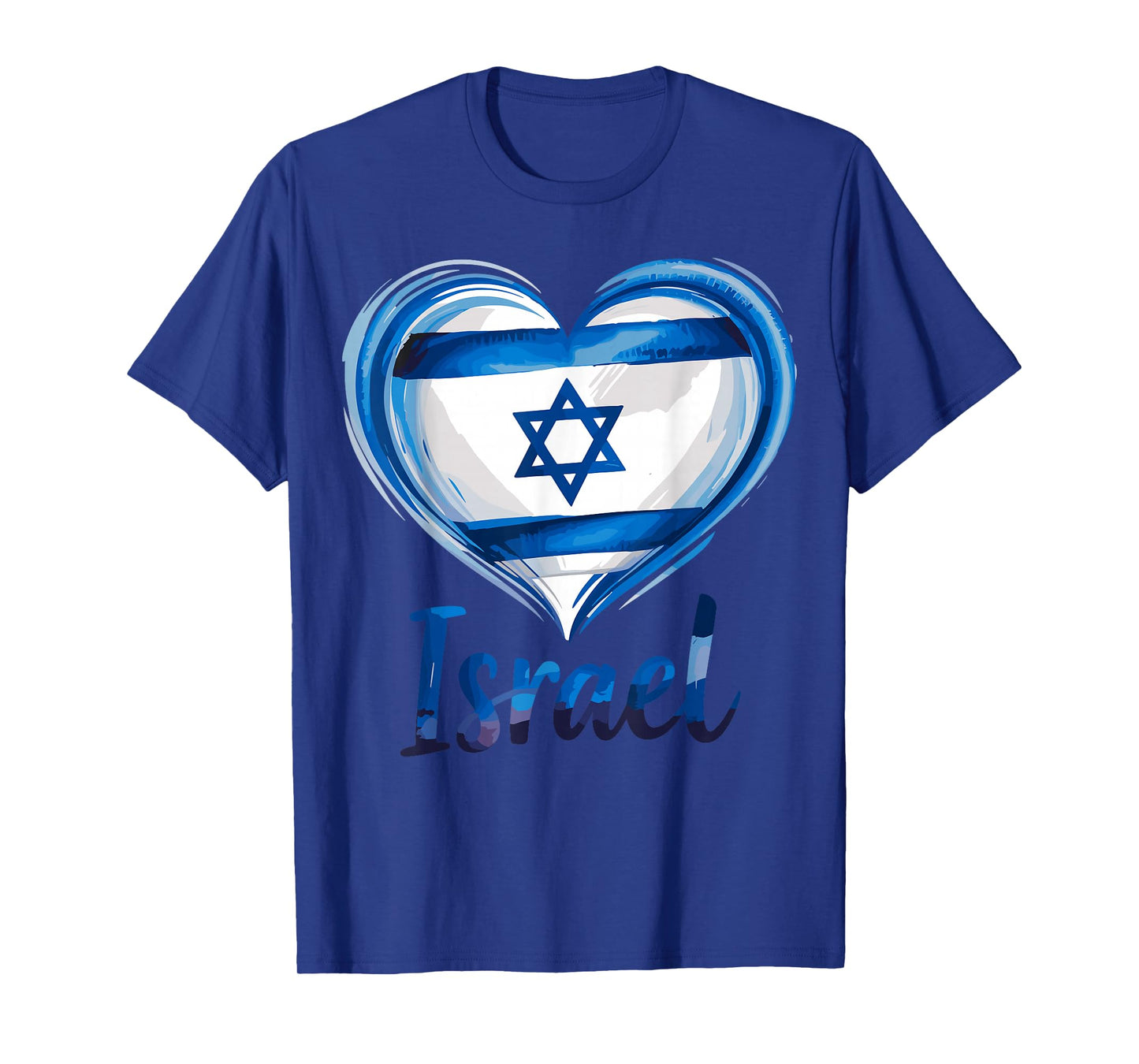 Israel Flag Hear T-Shirt