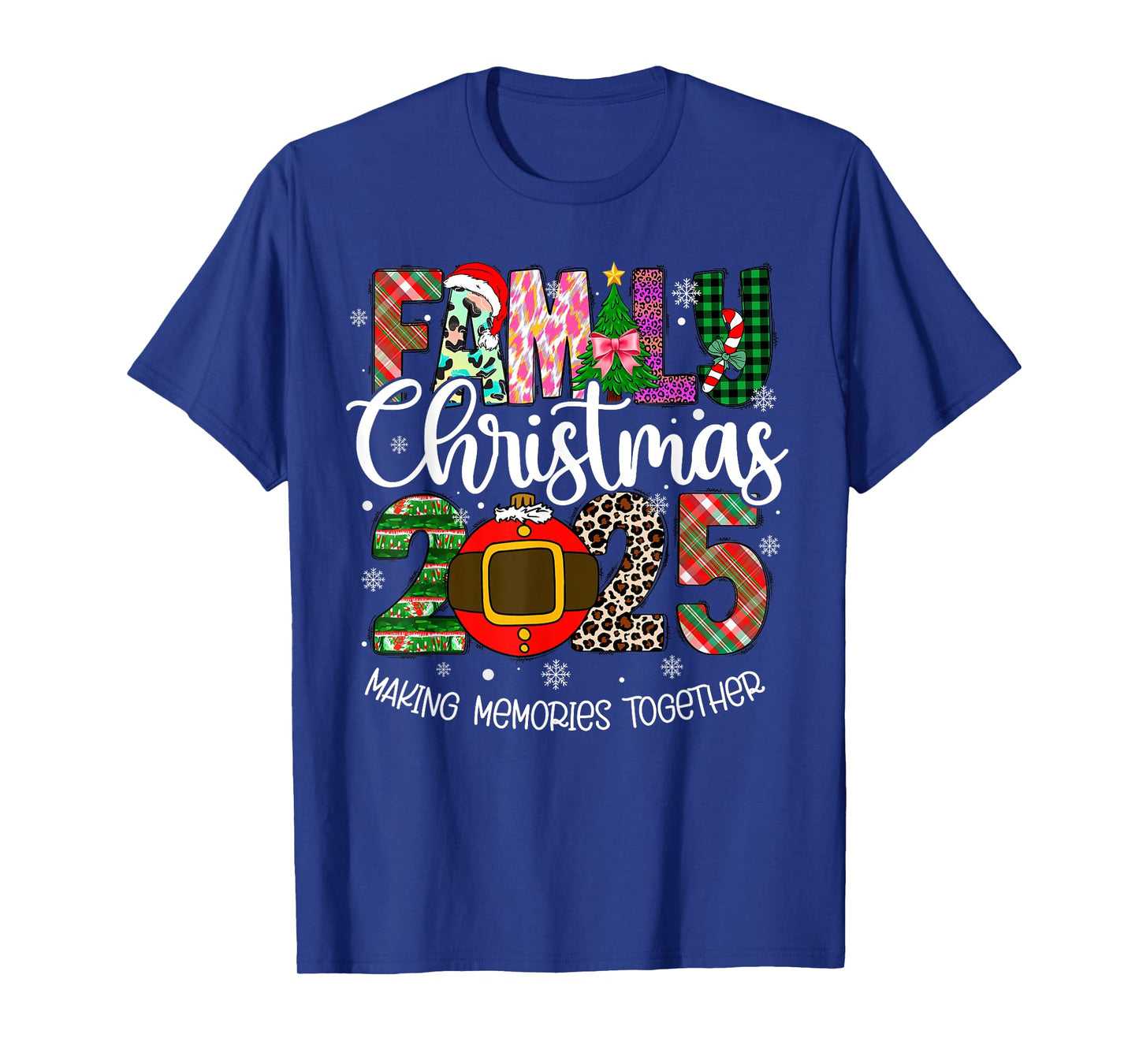 Family Christmas 2025 Making Memories Together Xmas Pajamas T-Shirt