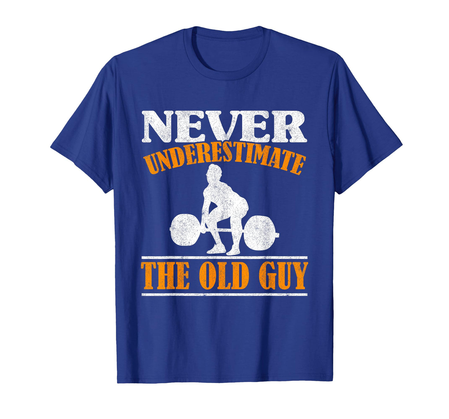 Old Guy Bodybuilding Grandpa Gym Grandfather Weightlifting T-Shirt