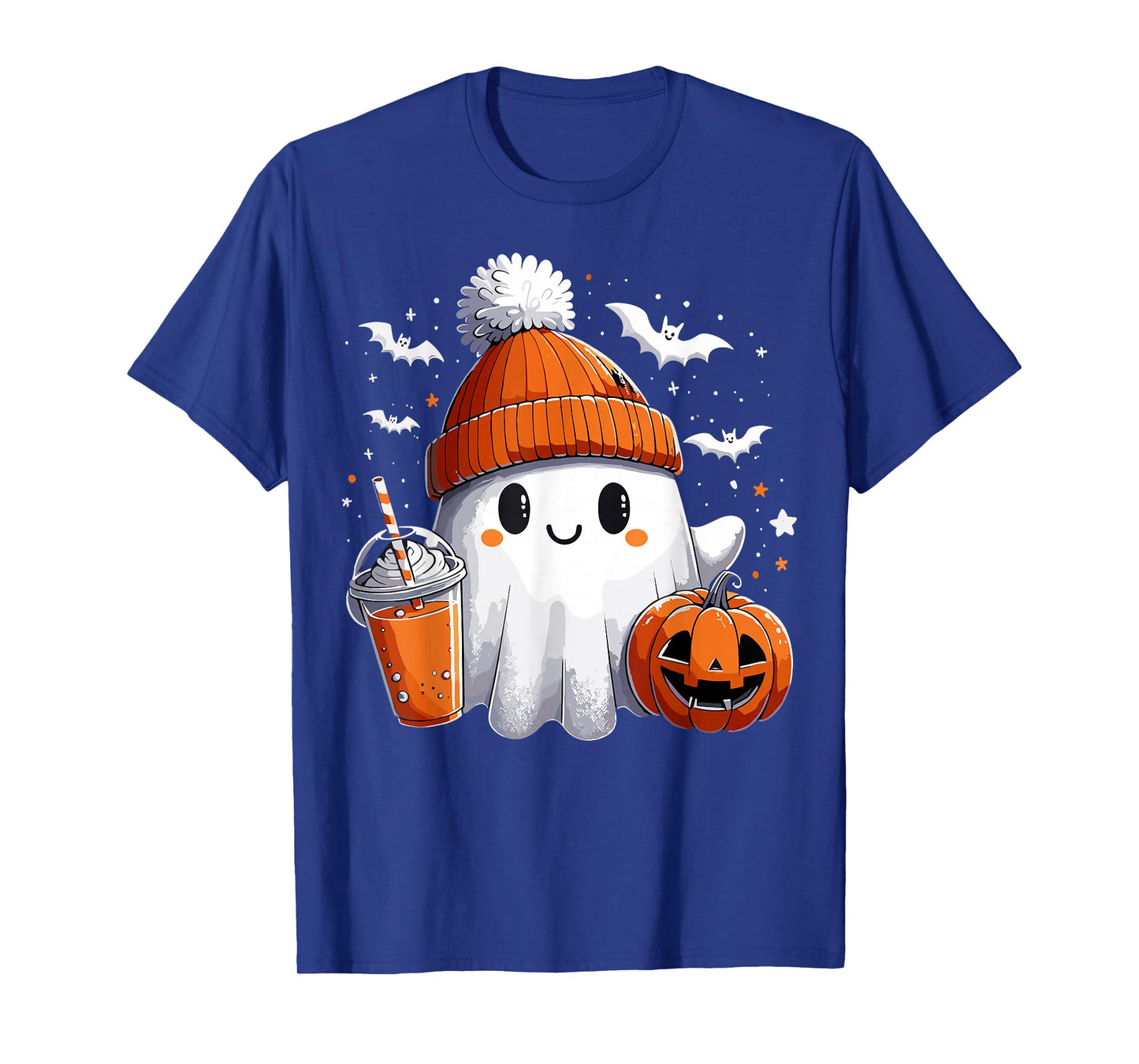 Ghost Drink Halloween Drink Pumpkin T-Shirt