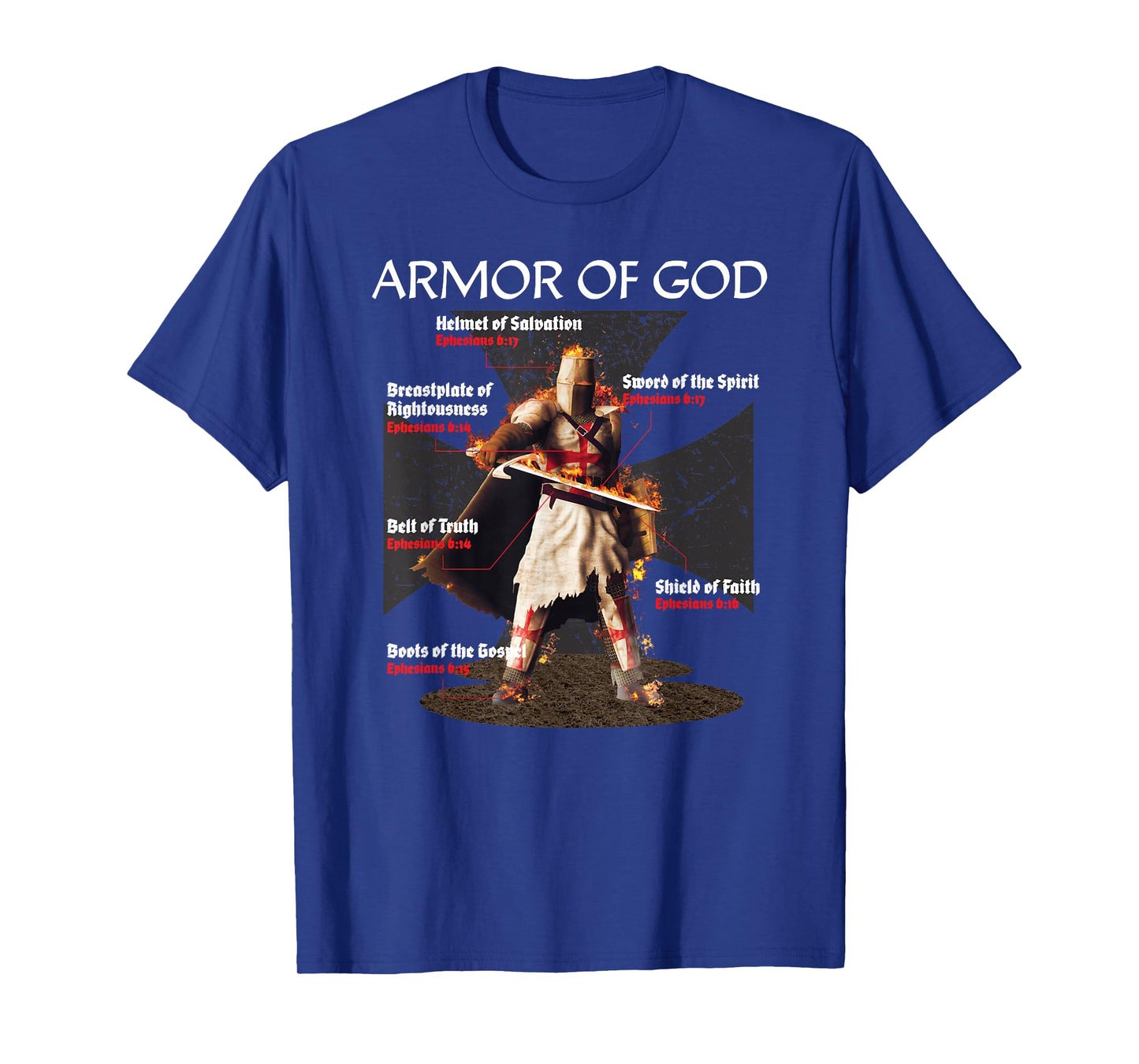 Cool Christian Graphic Religious Verse Gifts Him Men Sayings T-Shirt