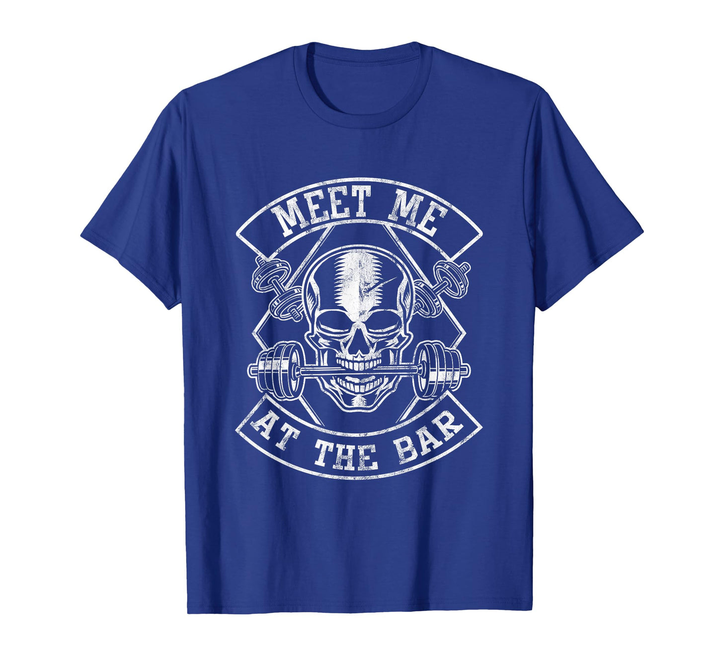 Weightlifting Bodybuilding Meet Me At The Bar Powerlifting T-Shirt