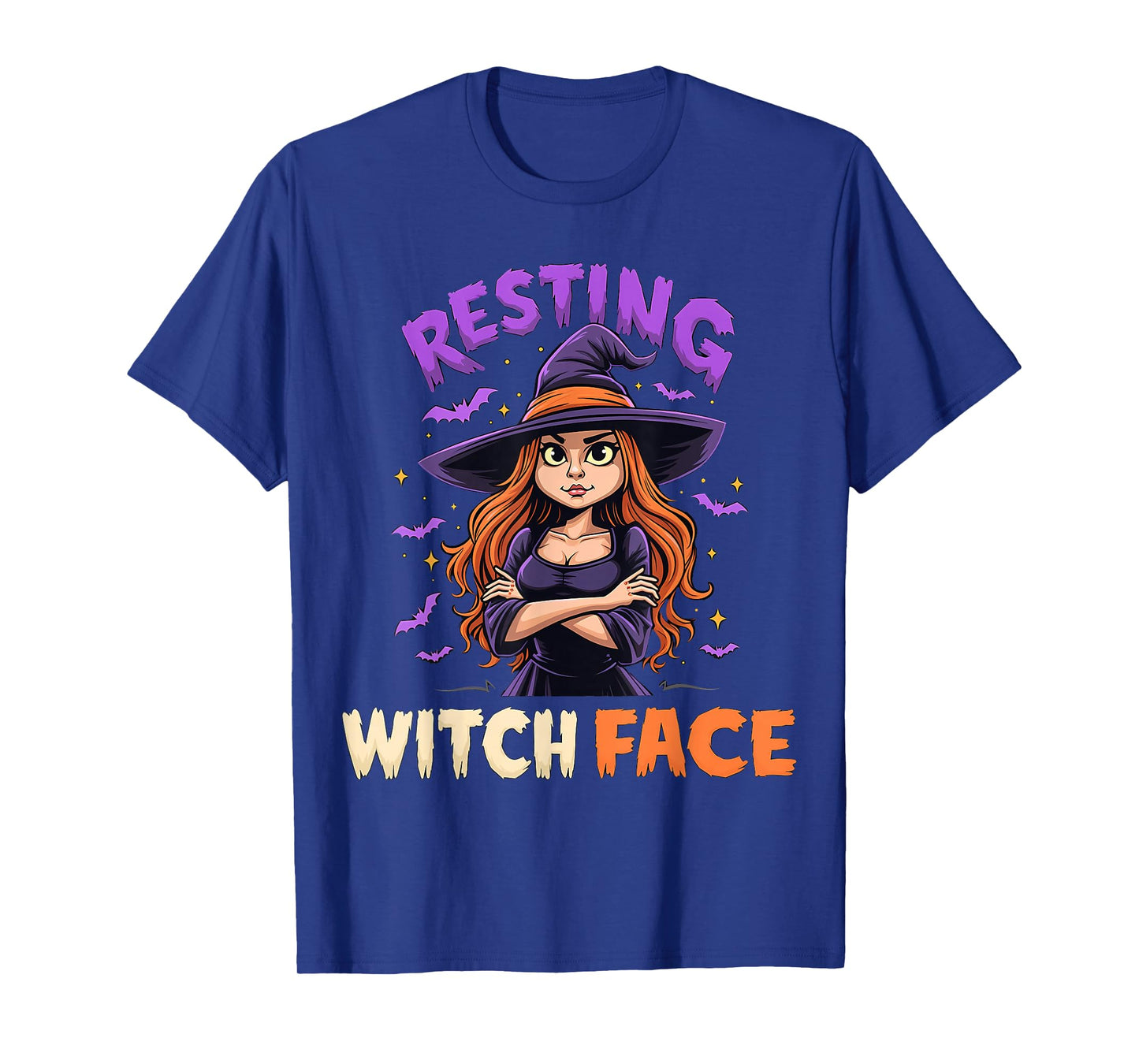 Resting Witch Face Funny Halloween Witch Spooky T-Shirt
