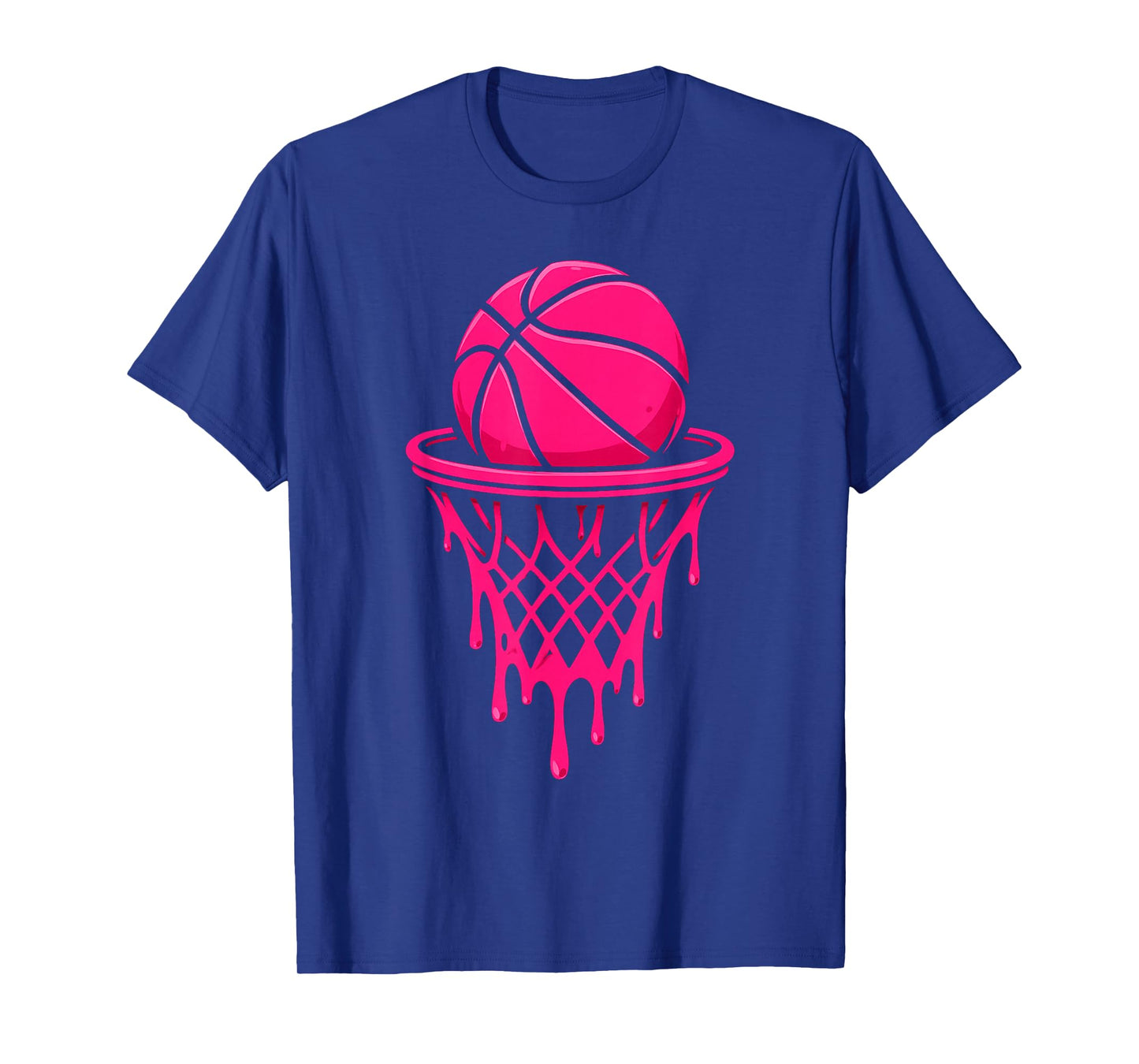 Vintage Pink Basketball Drip Toddler For Women Girl T-Shirt