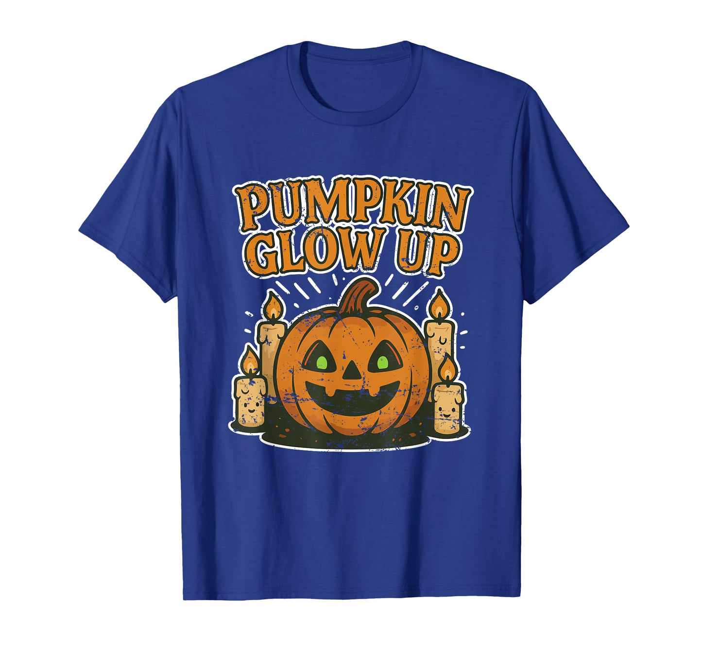Pumpkin Glow Up with Candles T-Shirt