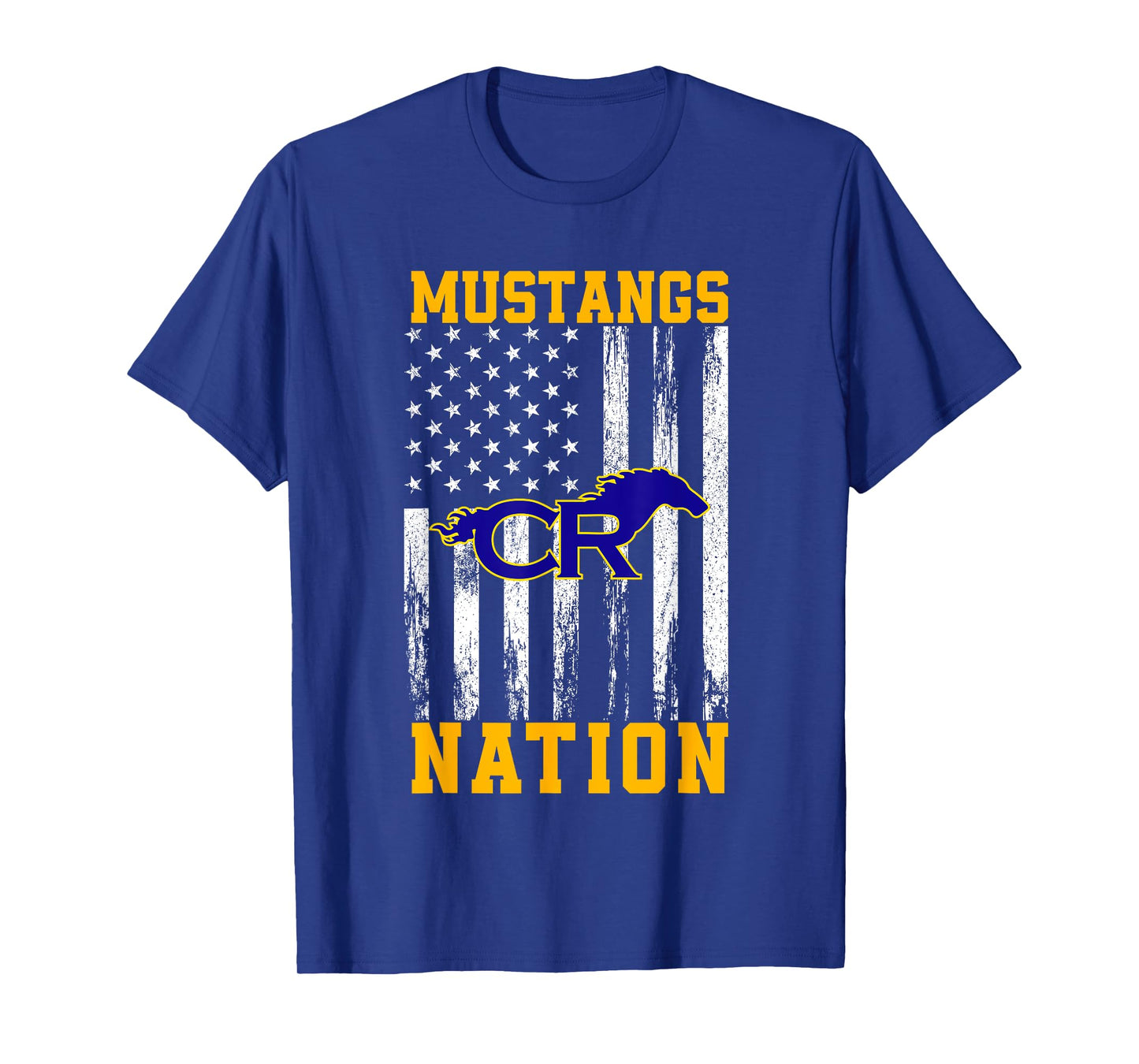 Cypress Ranch Mustangs Logo Nation HS T-Shirt