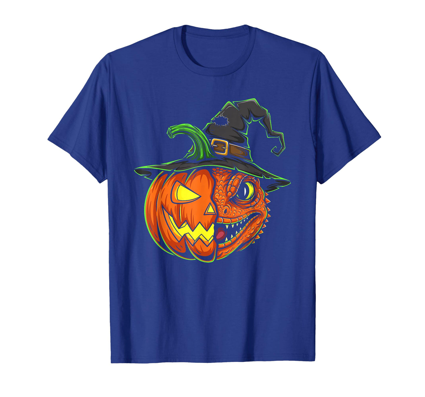 Lizard Pumpkin Jack O Lantern Halloween Kids Mens Womens T-Shirt