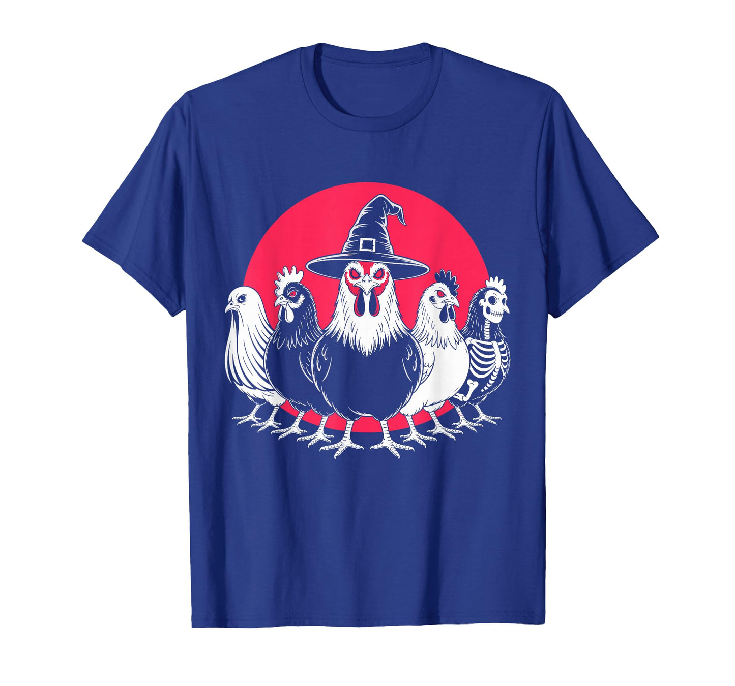 Halloween Funny Chicken Spooky Costume Men Women T-Shirt