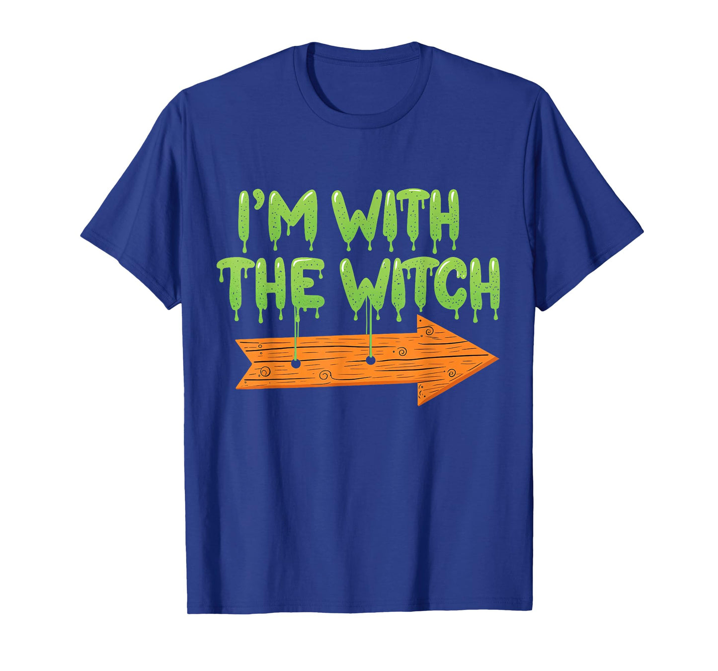 I'm with The Witch Halloween Couples Matching Spooky Season T-Shirt