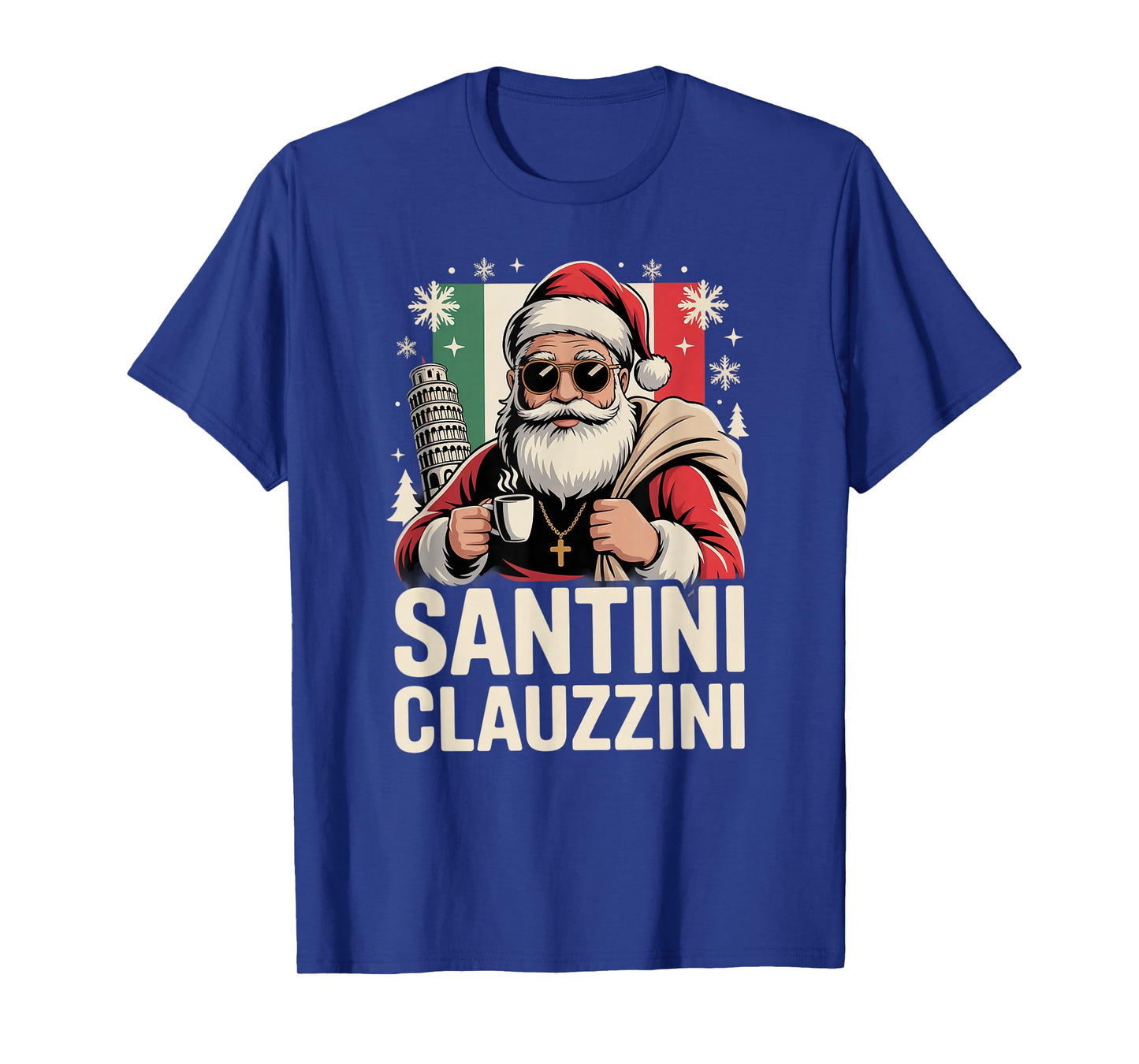 Italian Brainrot Christmas Santini Clauzzini Funny Santa T-Shirt