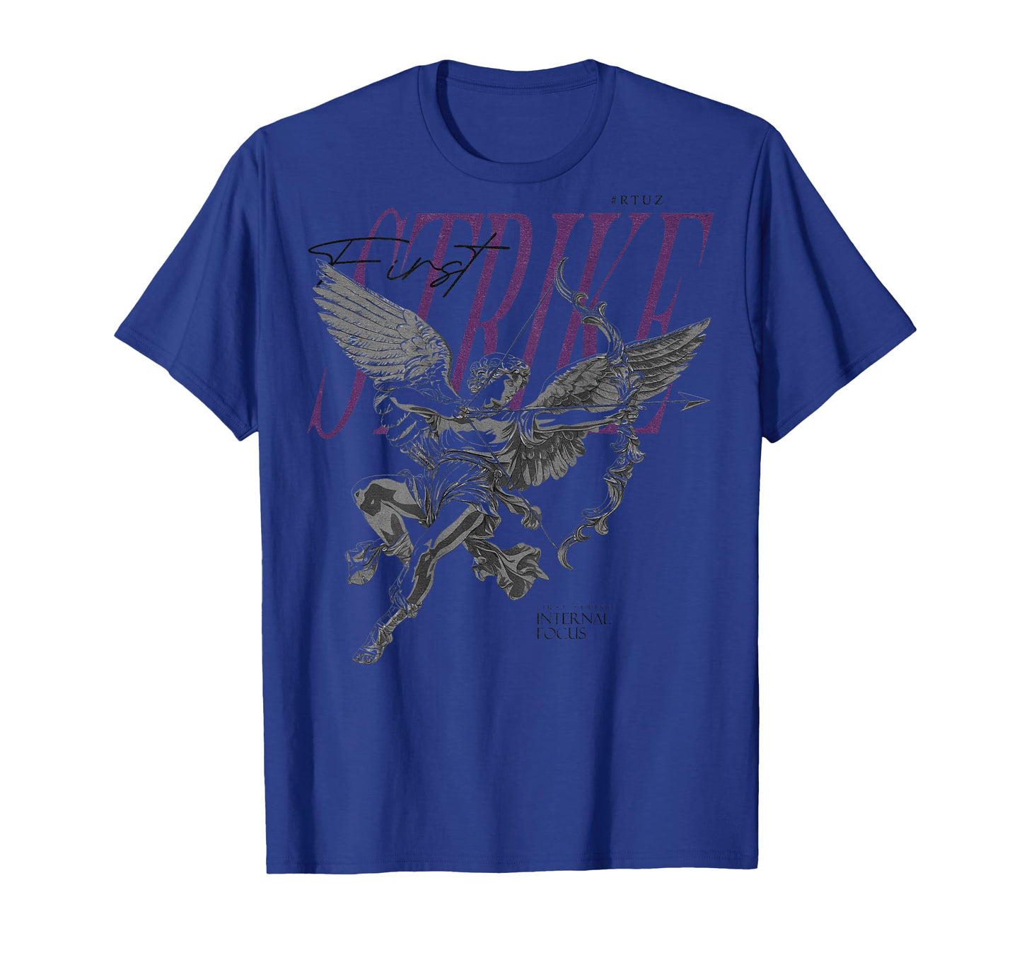 Hip Hop Vintage Edgy Urban Y2K Back Print Streetwear Angel T-Shirt