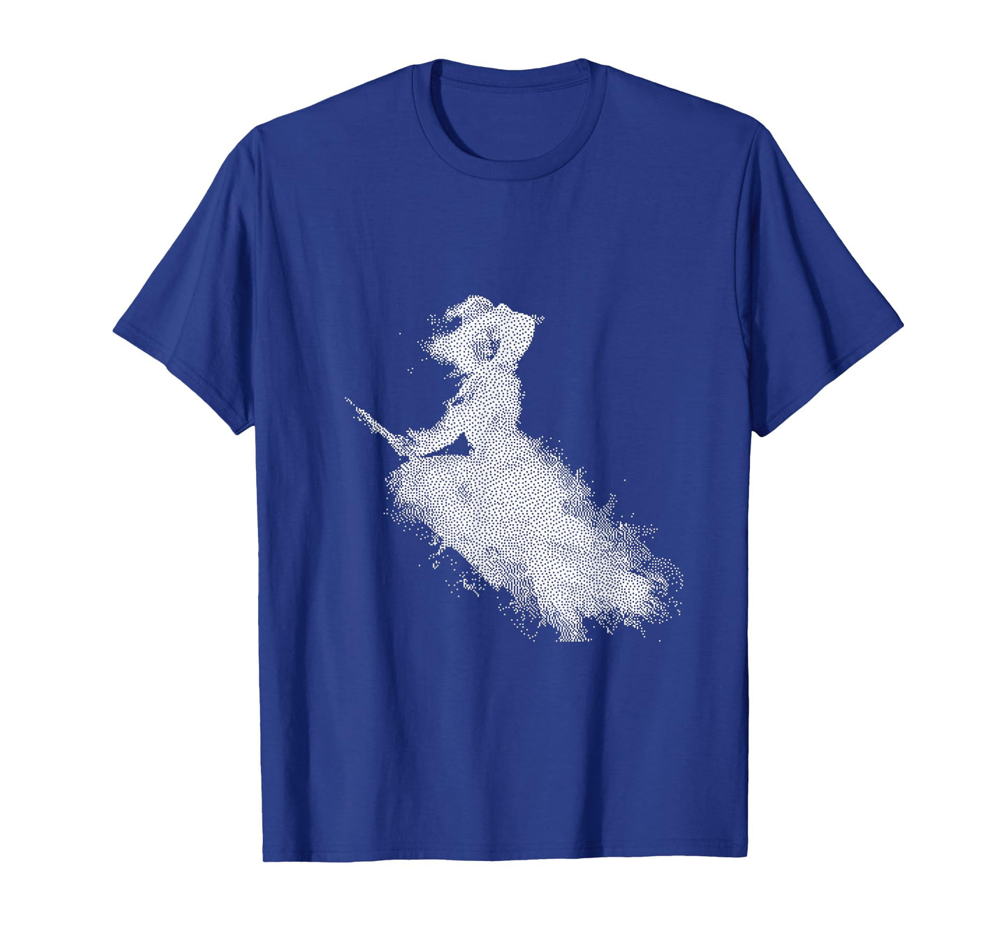 Enchanted Witch Flying Broom Halloween T-Shirt