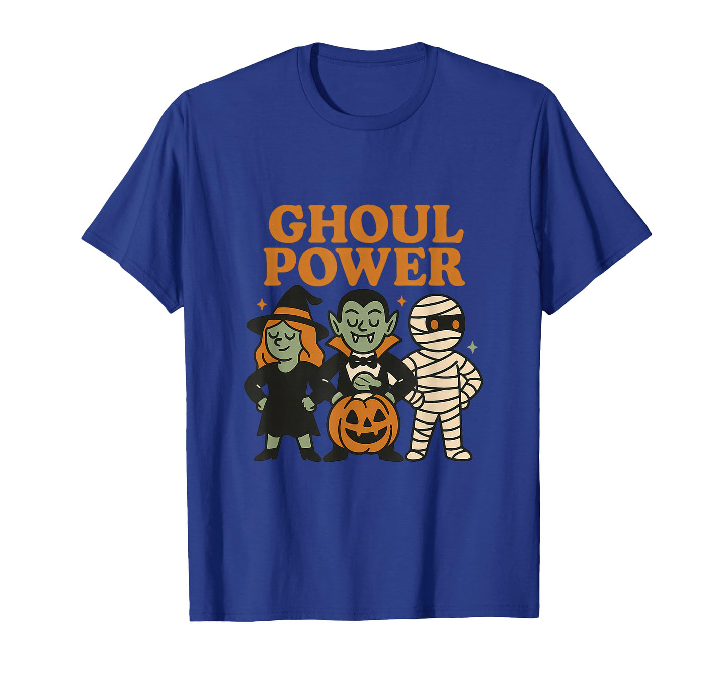 Ghoul Power Retro Halloween Squad T-Shirt