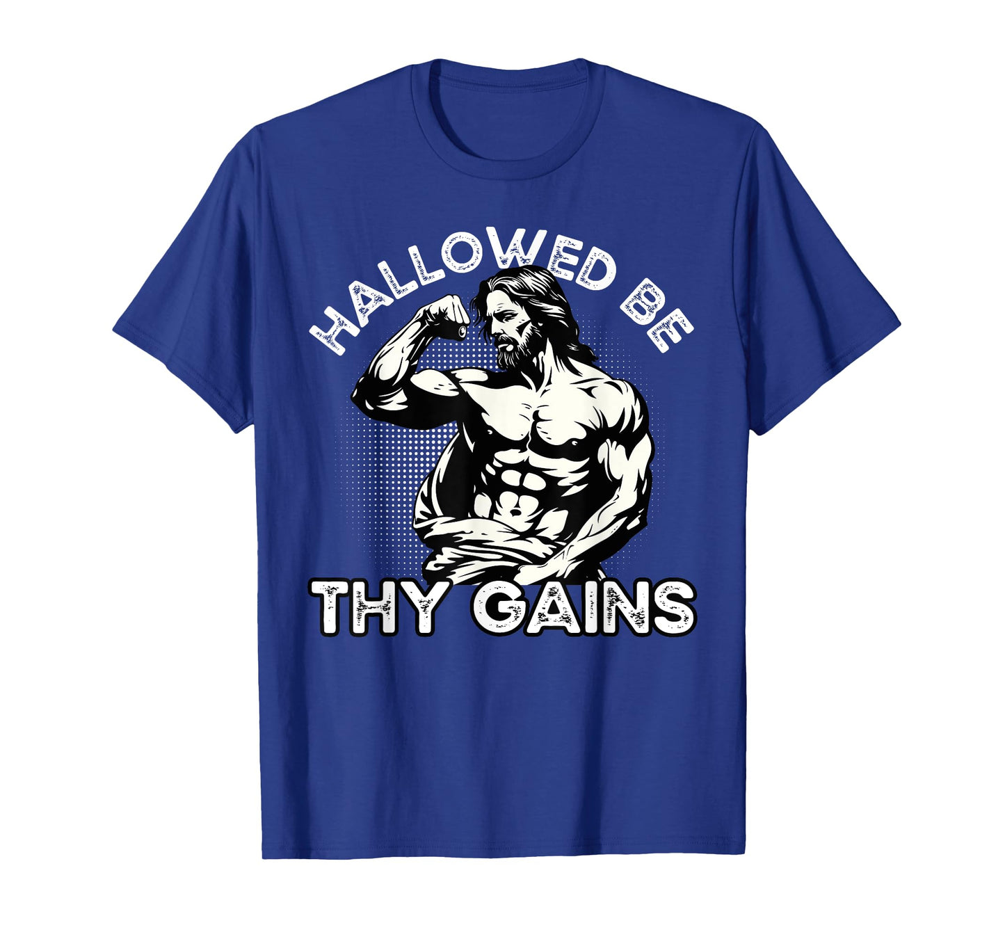 Funny Gym Workout Bodybuilding Fitness Gym And Jesus Christ T-Shirt