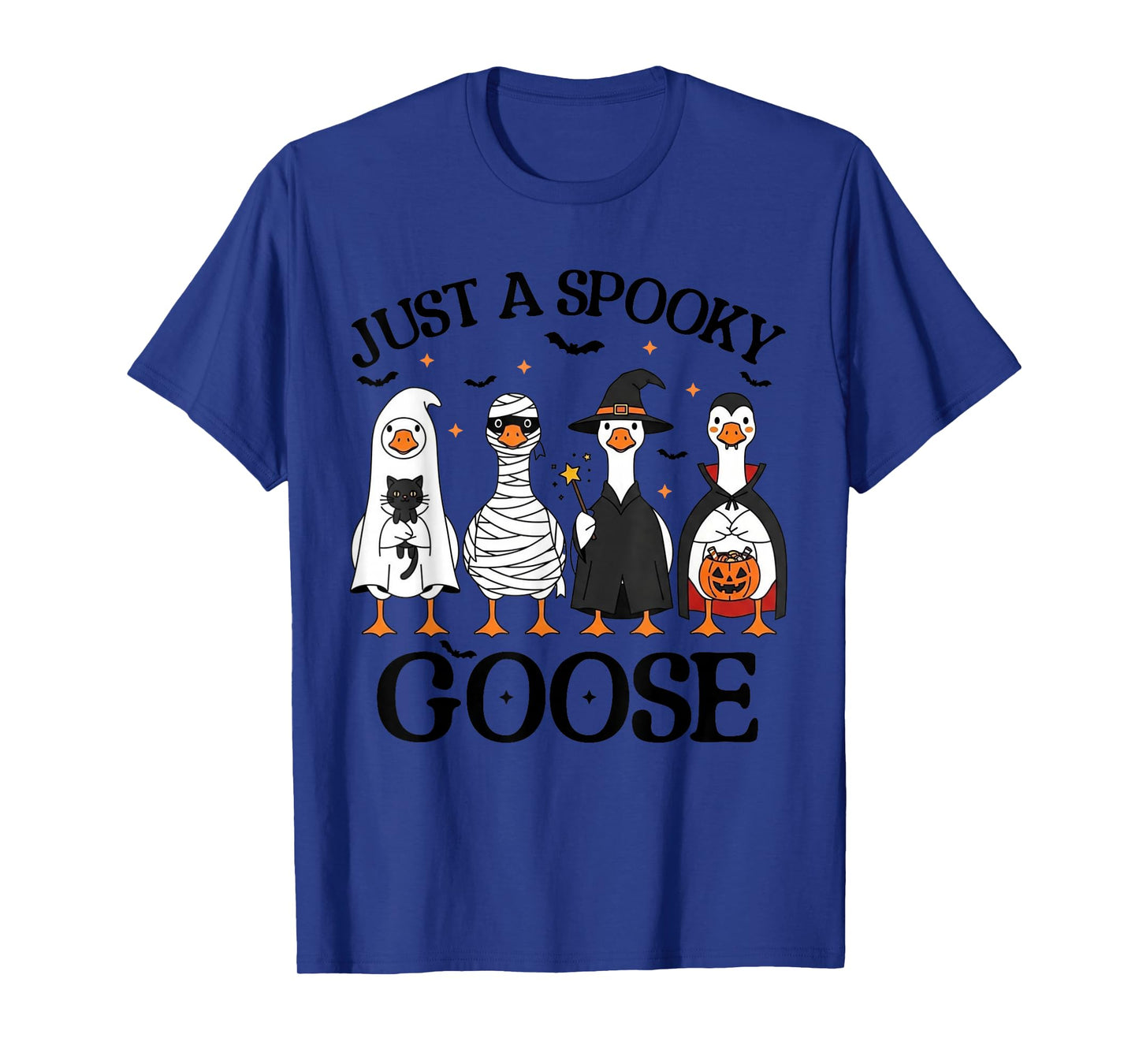 Just A Spooky Goose Halloween Goose Costume Funny Halloween T-Shirt