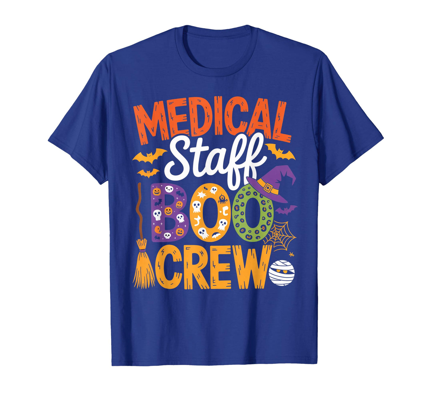 Medical Staff Boo Crew Spooky Halloween Outfit for Workers T-Shirt