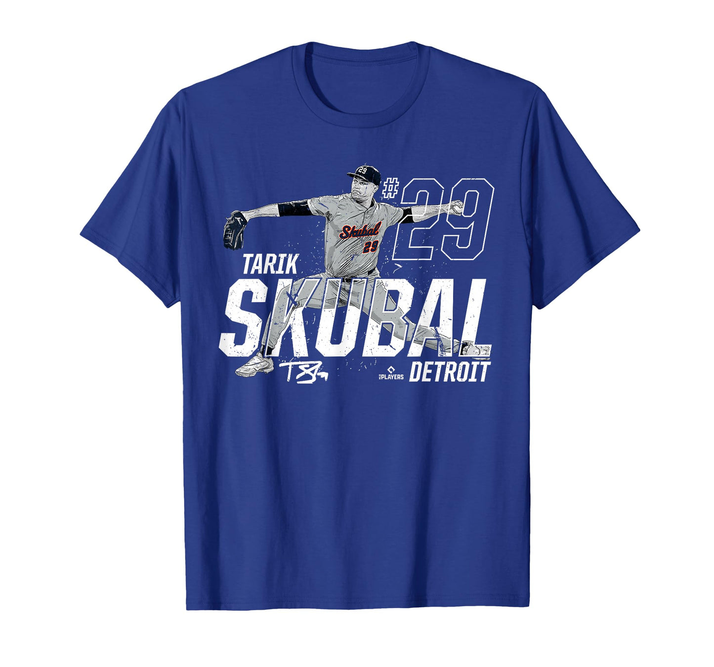 Dynamic Pose Tarik Skubal Detroit Baseball MLBPA T-Shirt