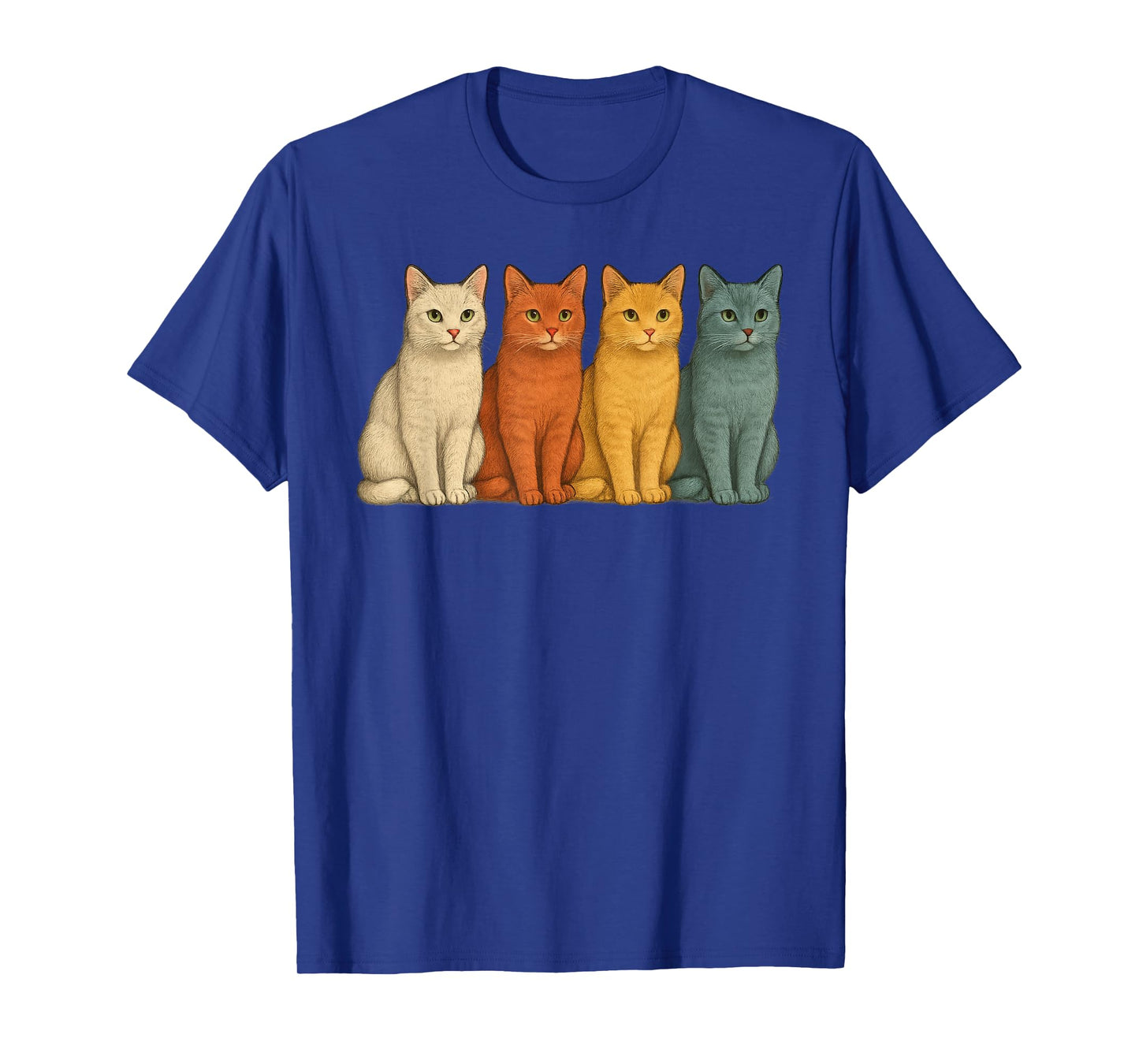 Vintage Cats Cute Cat Retro T-Shirt