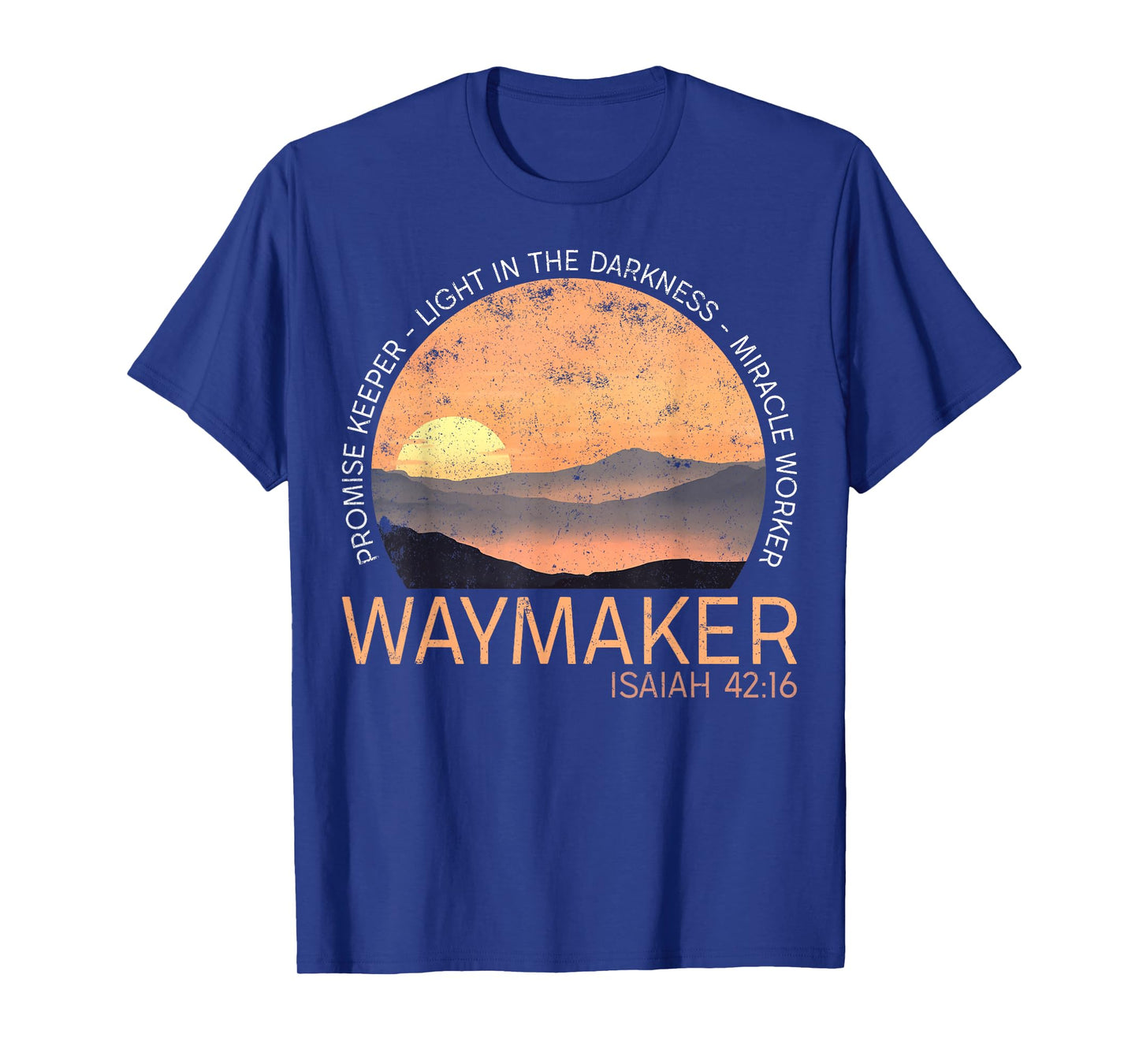 Vintage Waymaker Promise Keeper Miracle Worker Christian T-Shirt