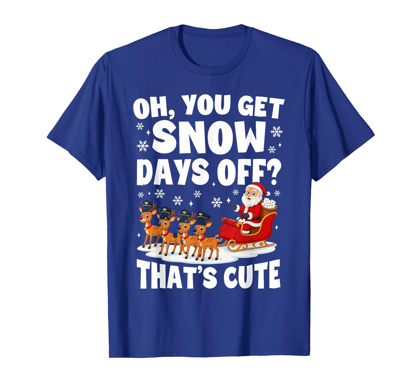 Mail Carrier Mailman Funny Postal Worker Christmas T-Shirt