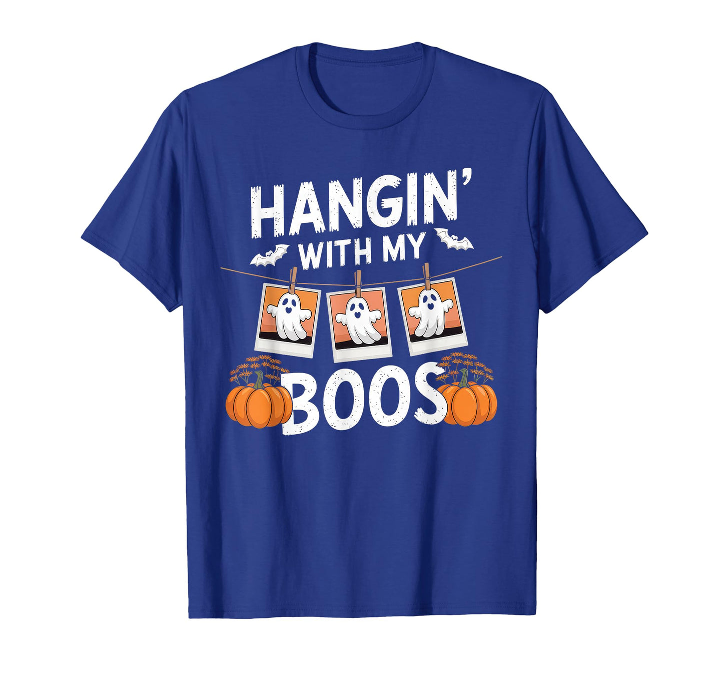 Hangin' with My Boos Tshirt Halloween Ghost Scary Witch Men T-Shirt