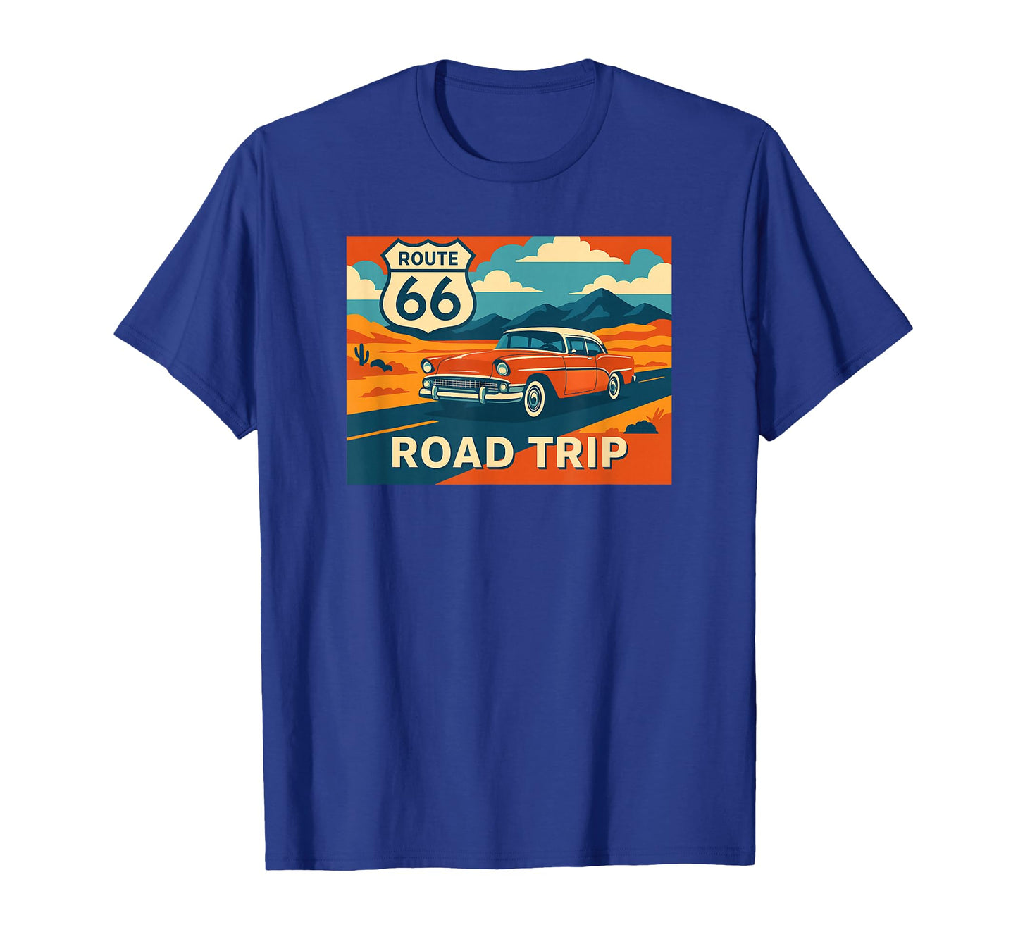 Route 66 America Western Road Trip T-Shirt