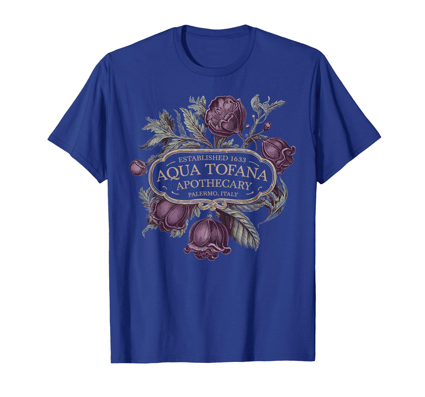 Funny Feminist Aqua Tofana Apothecary Vintage Women T-Shirt