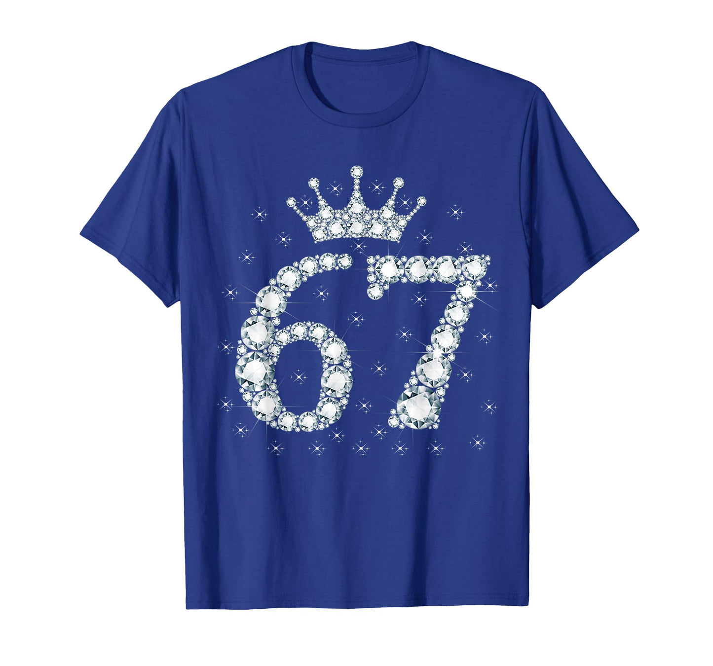 67 Crown 67 Years Old Happy 67th Birthday Girl Women T-Shirt