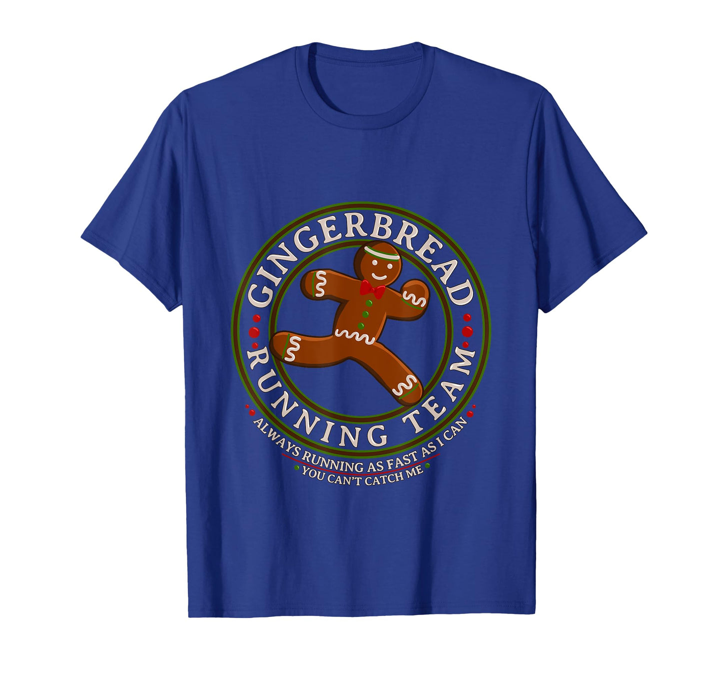 Christmas Gingerbread Running Team T-Shirt T-Shirt