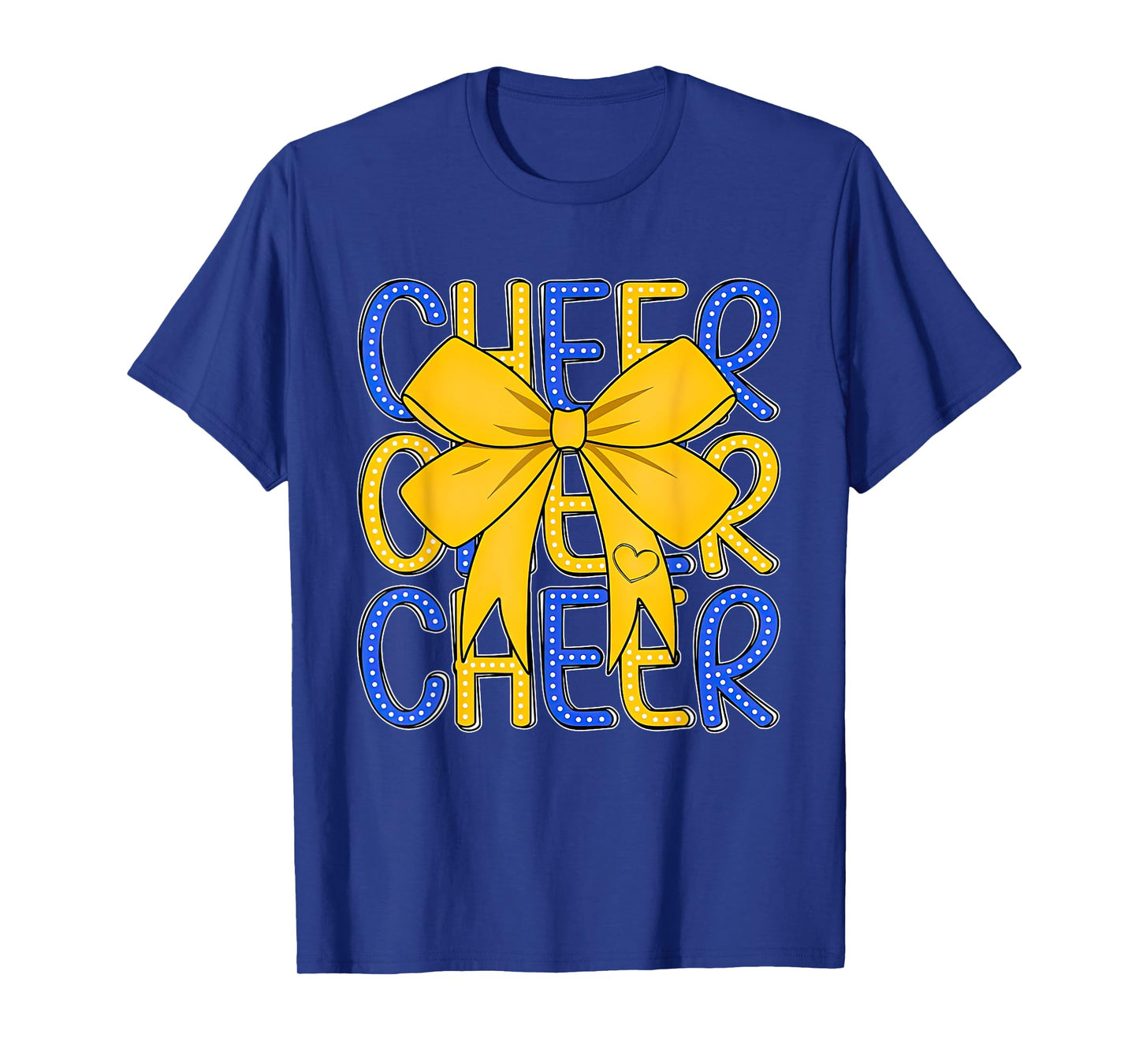 Game Day Football Coquette Bow Cheer Mom Cheer Girl T-Shirt