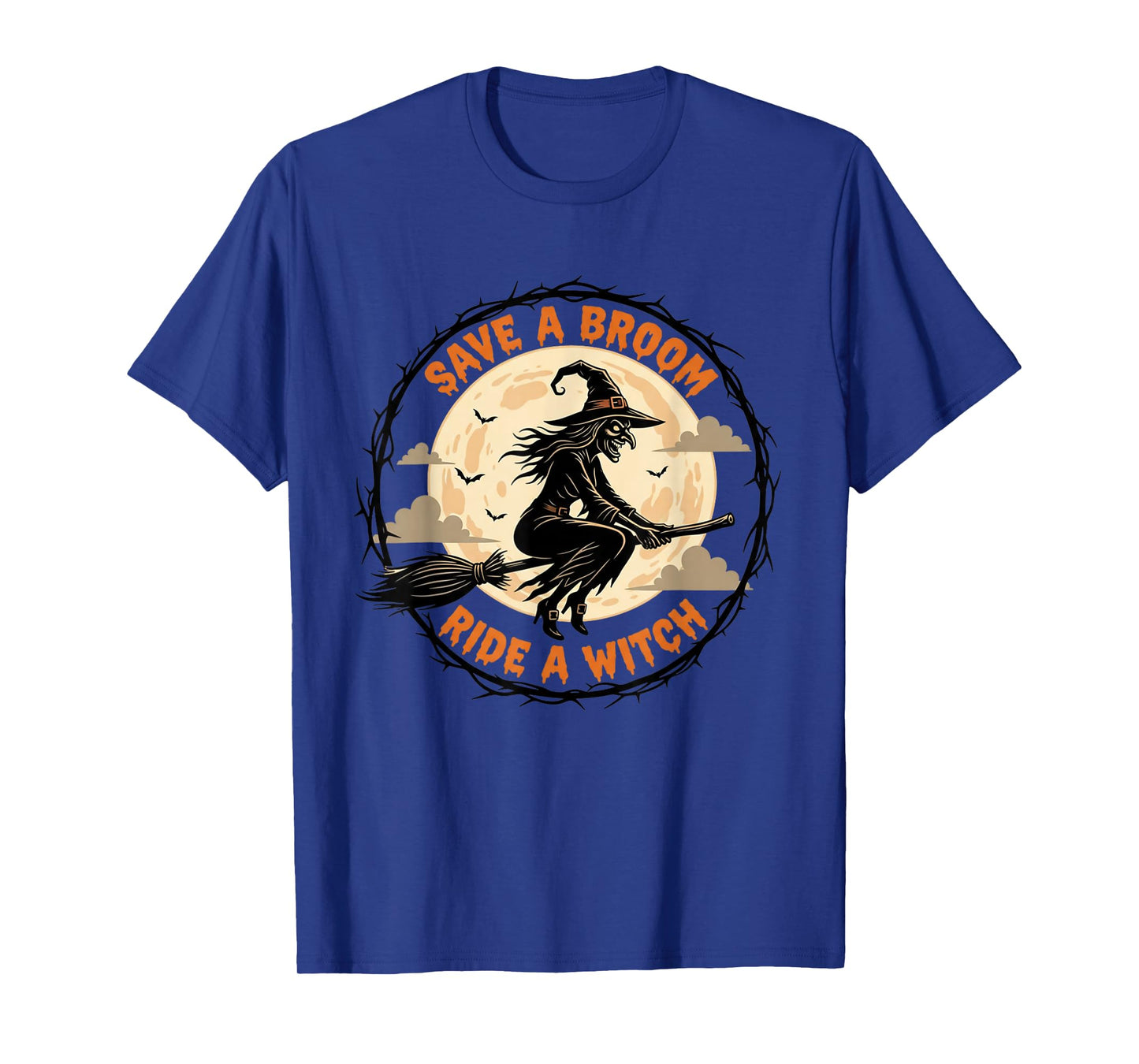 Halloween Halloween Witches Save A Broom Ride A Witch T-Shirt