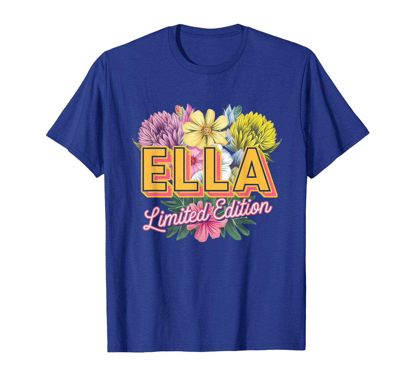 Ella Limited Edition Vintage Custom Name Wife Grandma T-Shirt