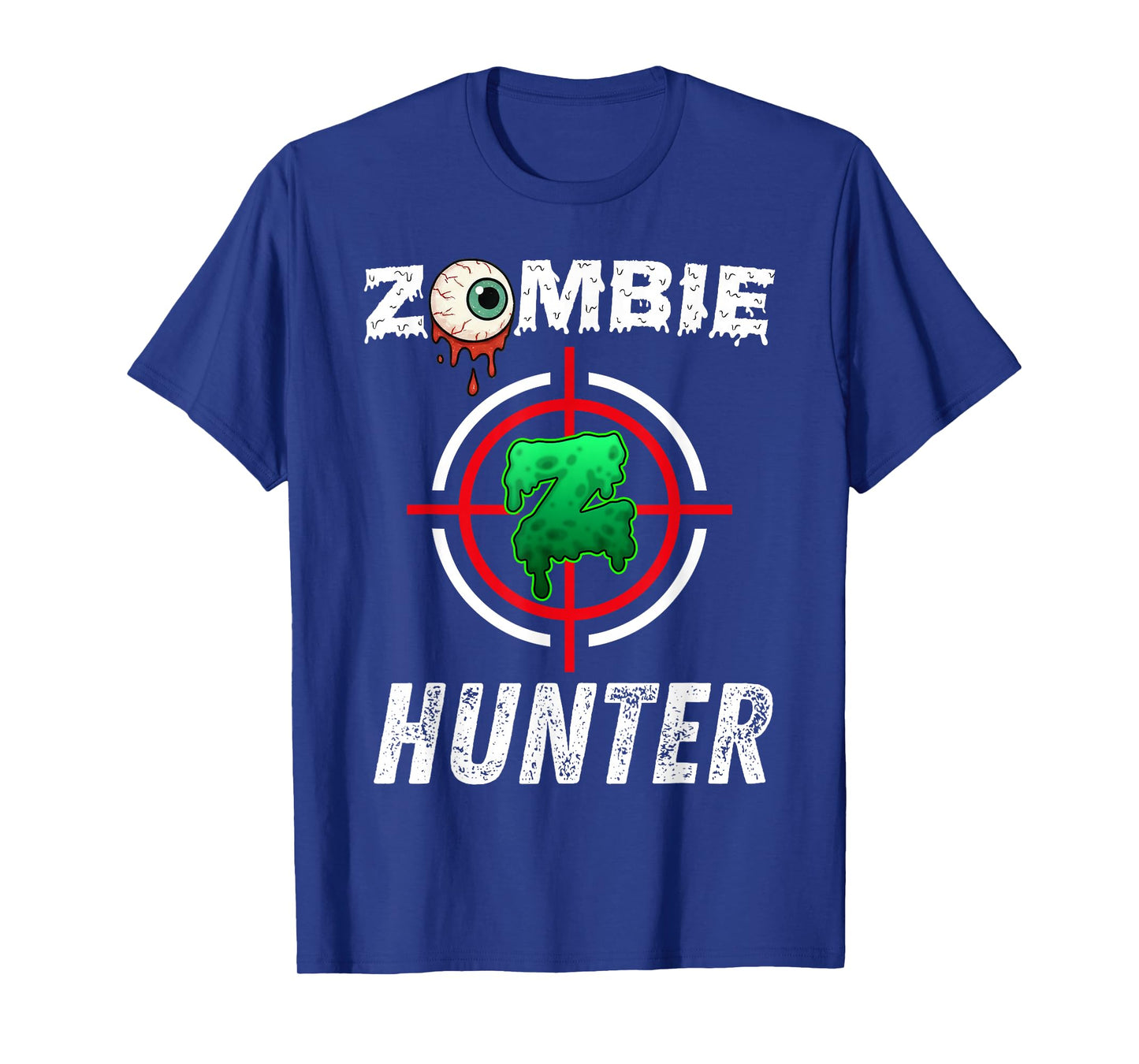 Funny Zombie Hunter Halloween Cute with an Eye Hunting T-Shirt