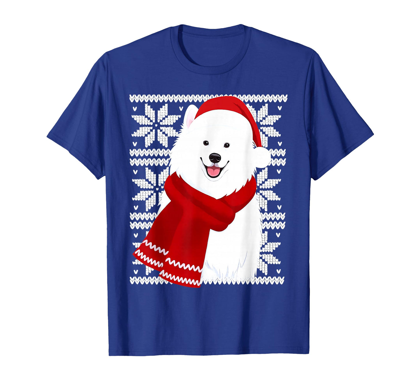 Samoyed Ugly Christmas Holiday Dog Lover T-Shirt