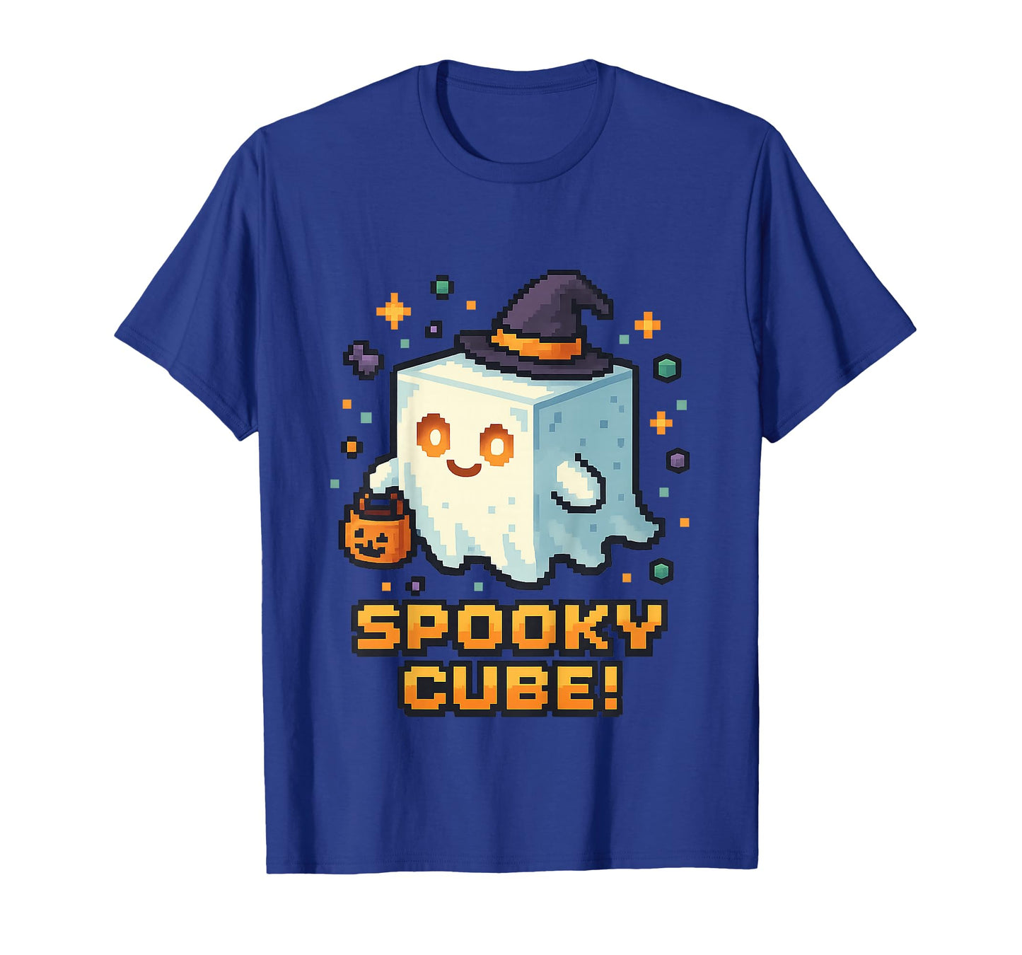 Kids Spooky Cube Ghost T-Shirt