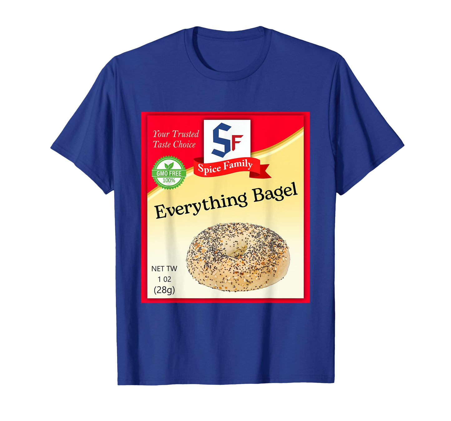 Everything Bagel Condiment Costume Holiday Spice Costumes T-Shirt