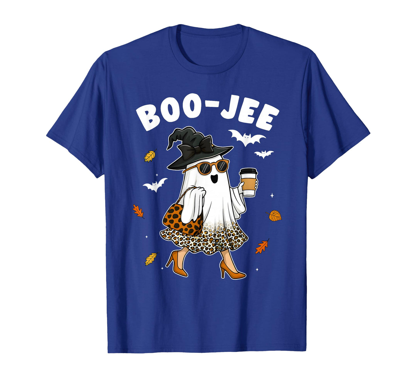 Coquette Ghost Coffee Boo-JEE Halloween Boujee Cute Ghost T-Shirt