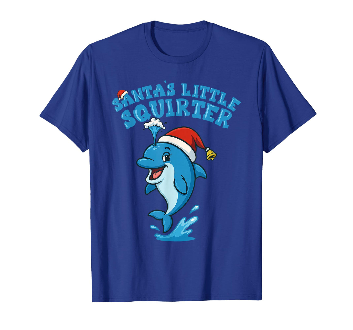Inappropriate Funny Santa's Little Squirter Embarrassing T-Shirt