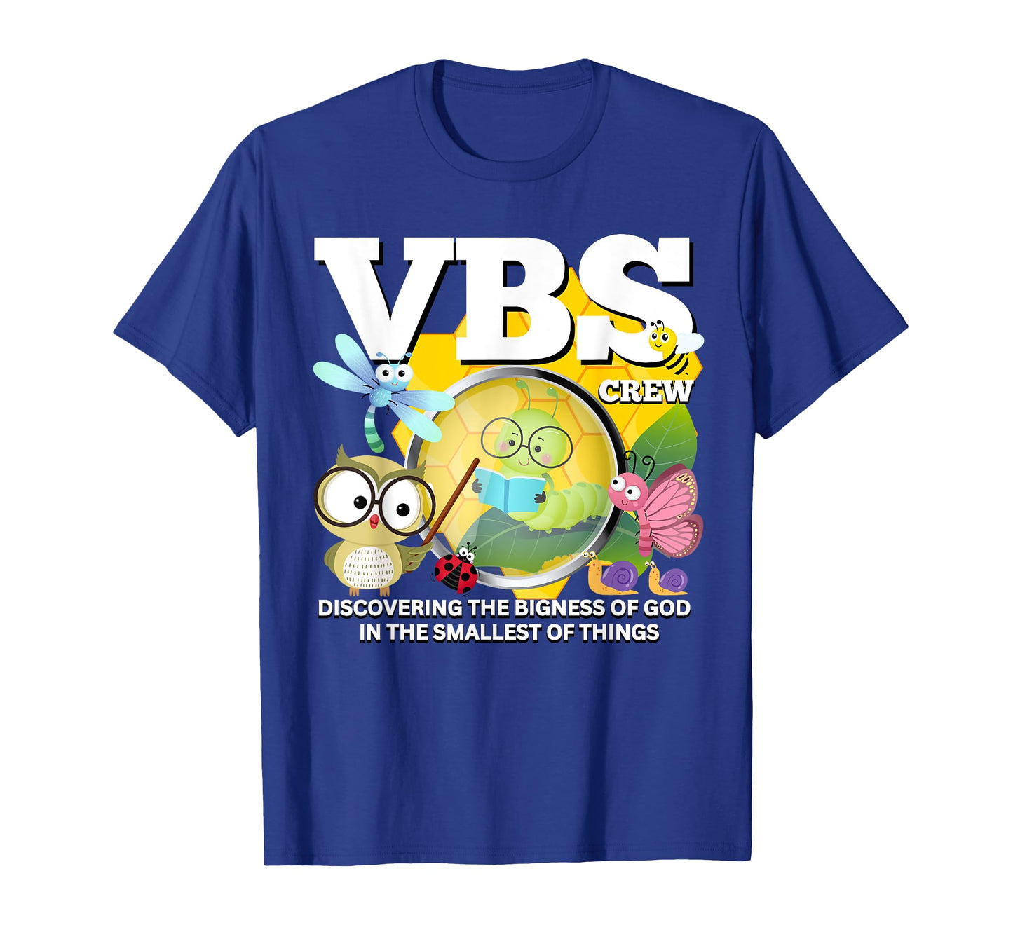 VBS Crew Magnified Nature Bible School Christian Staff Team T-Shirt