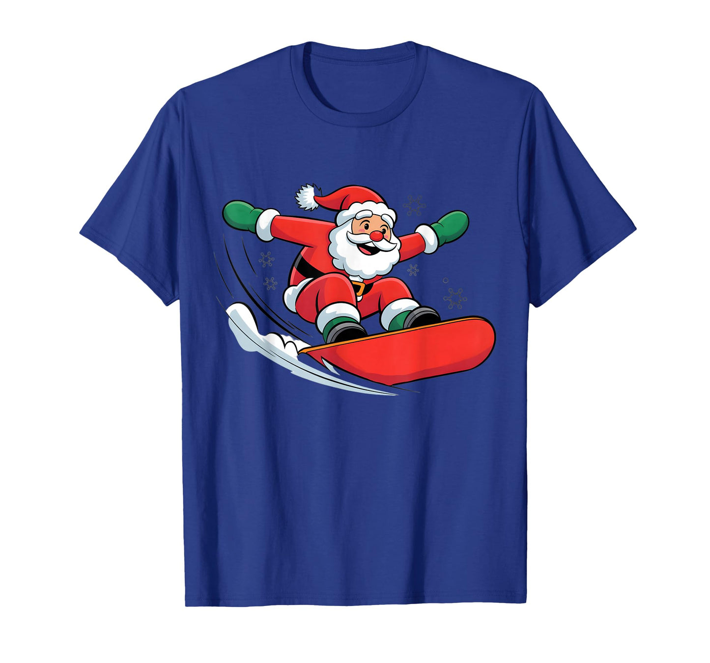 Christmas Snowboarding Snowboard Santa Xmas Boys Men Kids T-Shirt