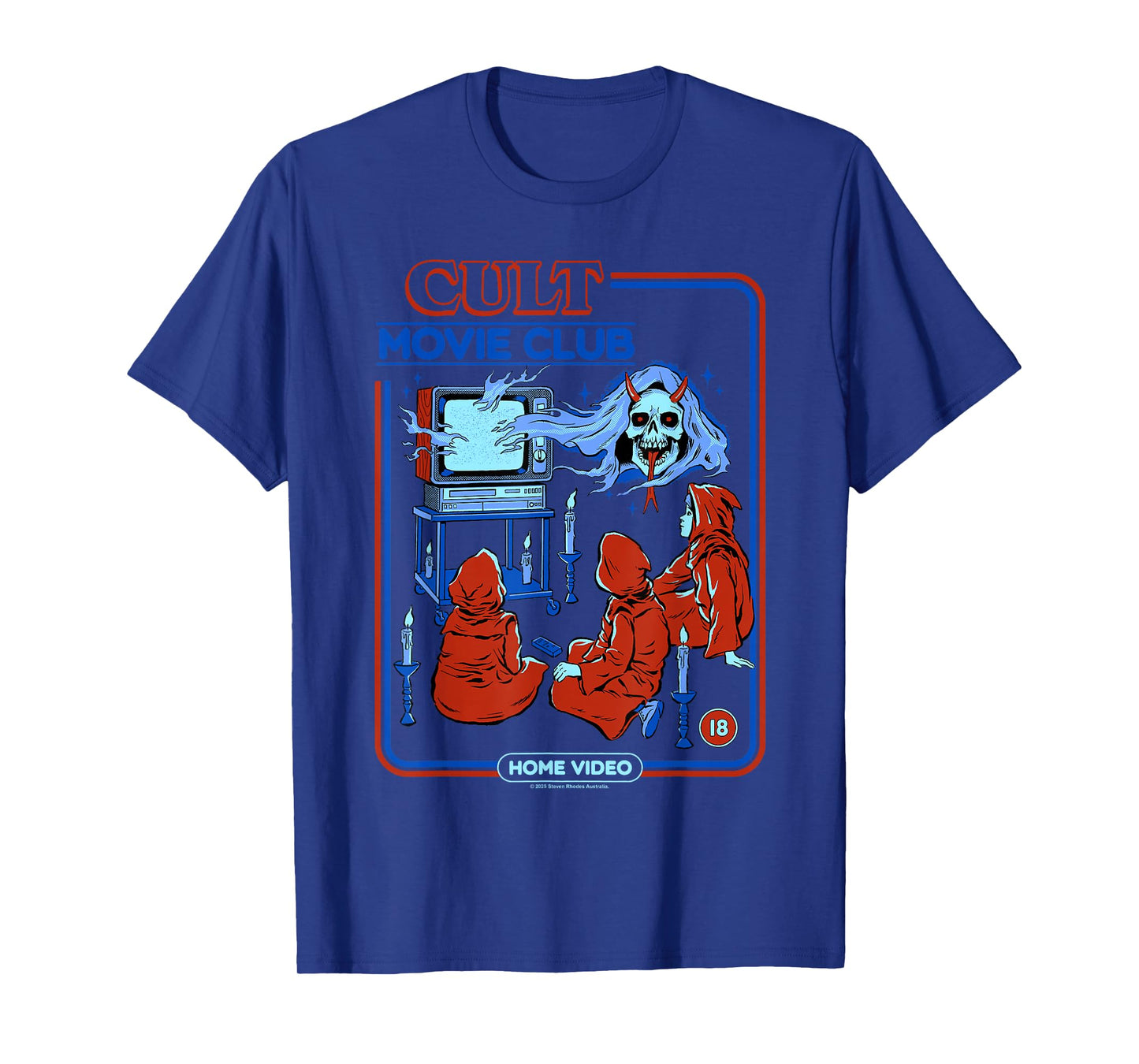 Cult Movie Club Poltergeist Retro Vintage Funny Adult Humor T-Shirt