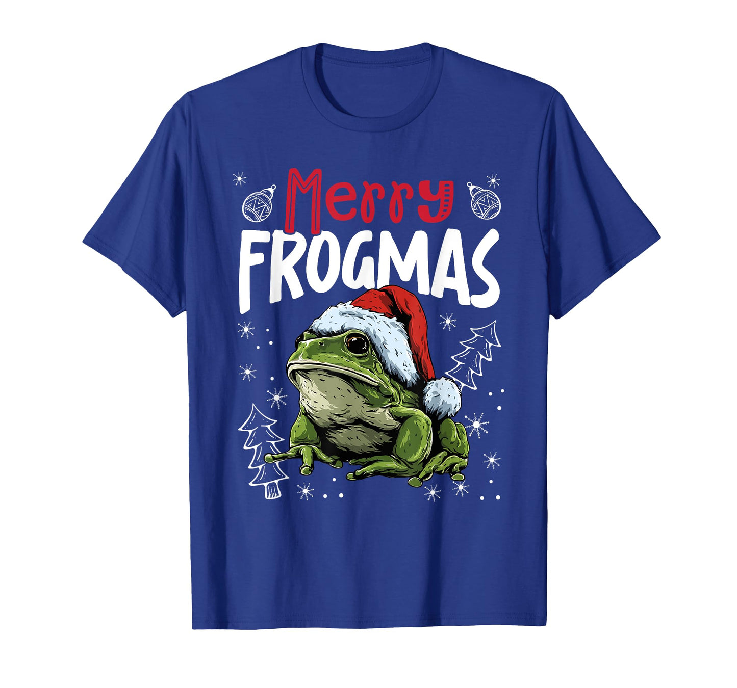 Merry Frogmas Funny Christmas Frog T-Shirt