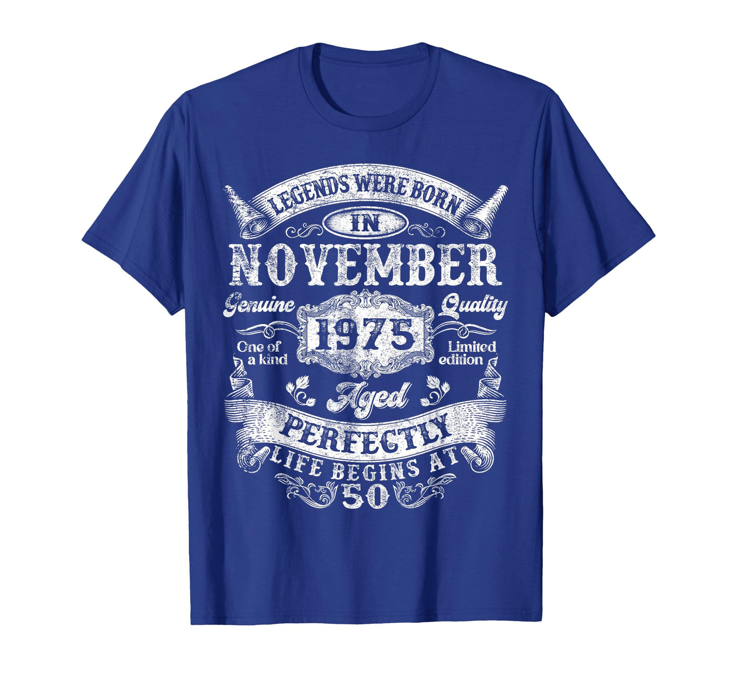 Legend Since November 1975 Vintage Retro 50th Birthday Men T-Shirt