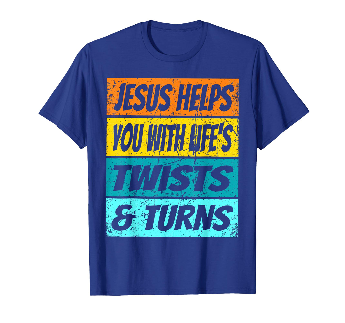 Retro Jesus Helps You With Life's Twists And Turns VBS 2023 T-Shirt