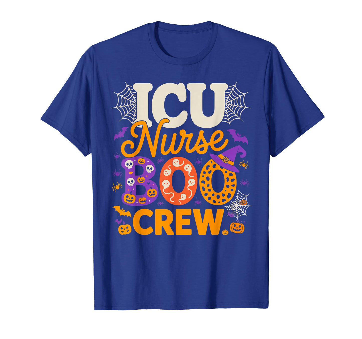 ICU Nurse Boo Crew Halloween Spooky Outfit Hospital Staff T-Shirt