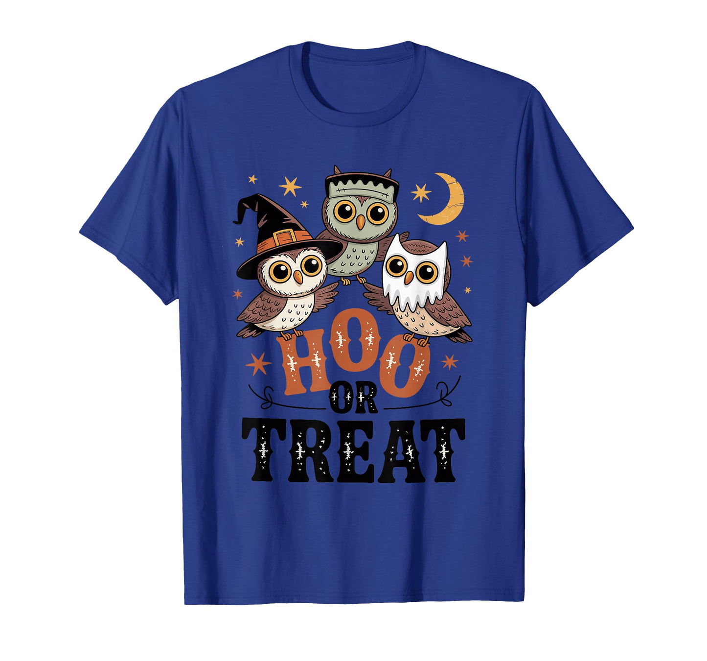 Hoo or Treat Cute Halloween Owl T-Shirt