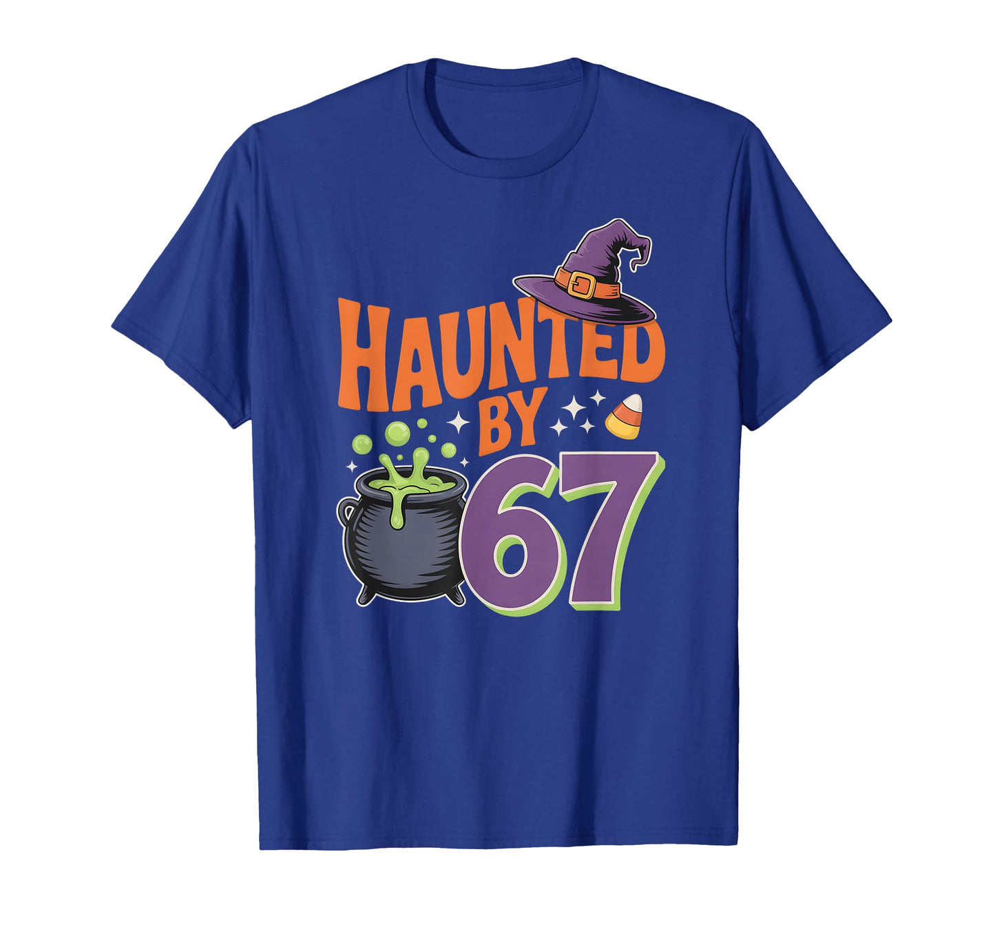 Halloween Haunted by 67 Meme T-Shirt