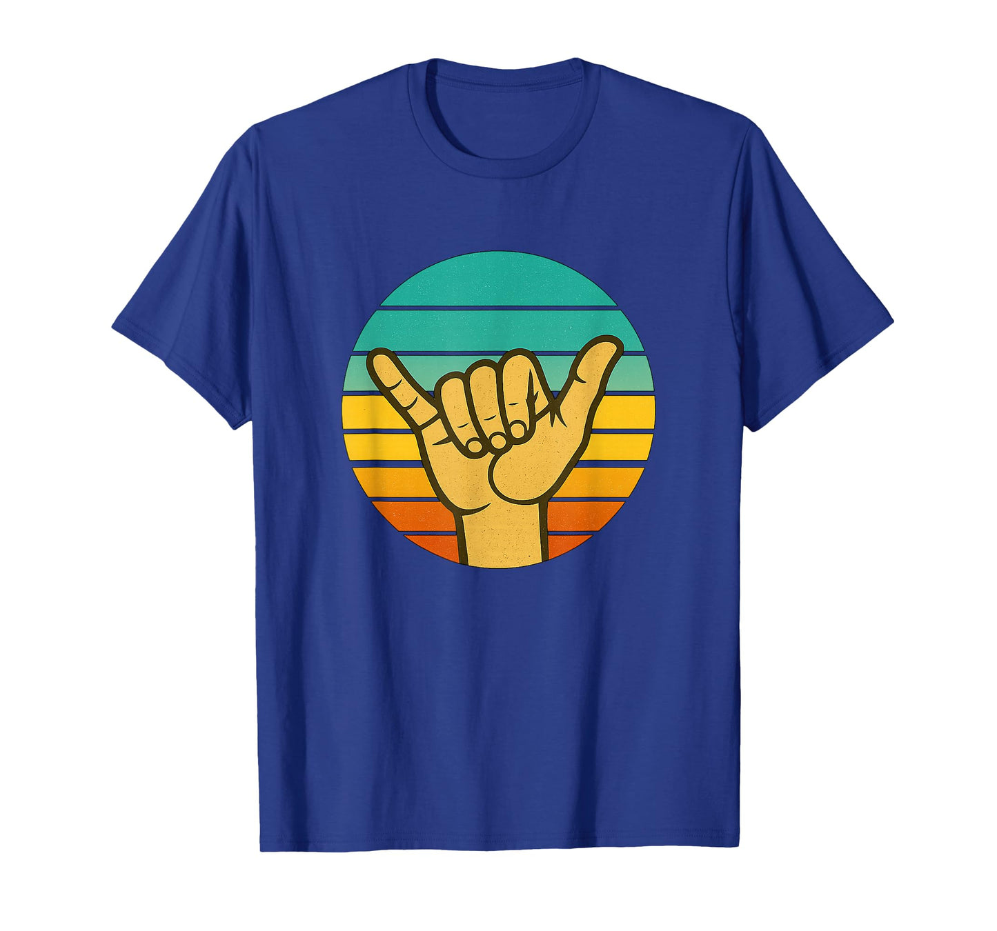 Retro Shaka/Surf Sign: Cool Vintage Surfer/Surfing Style T-Shirt