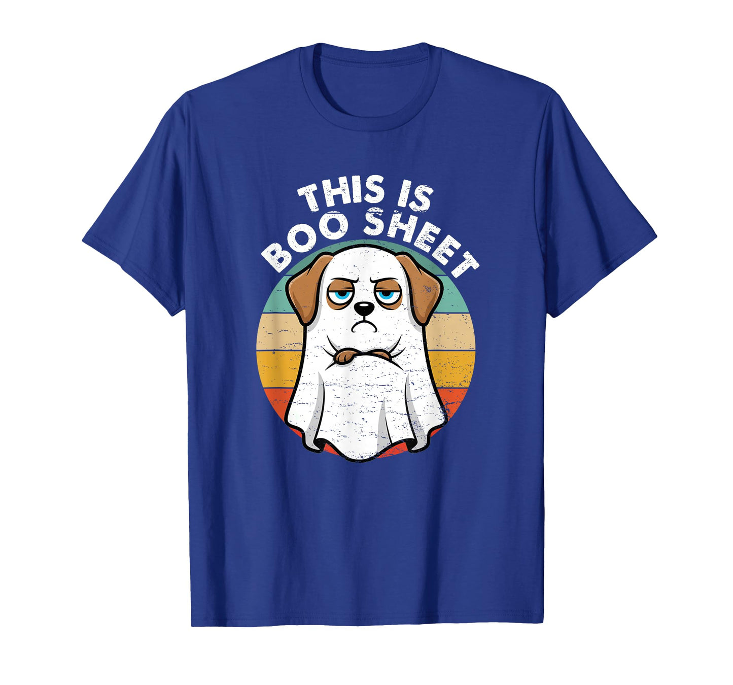 This is Boo Sheet Labrador Dog Retro Halloween Funny Dog T-Shirt
